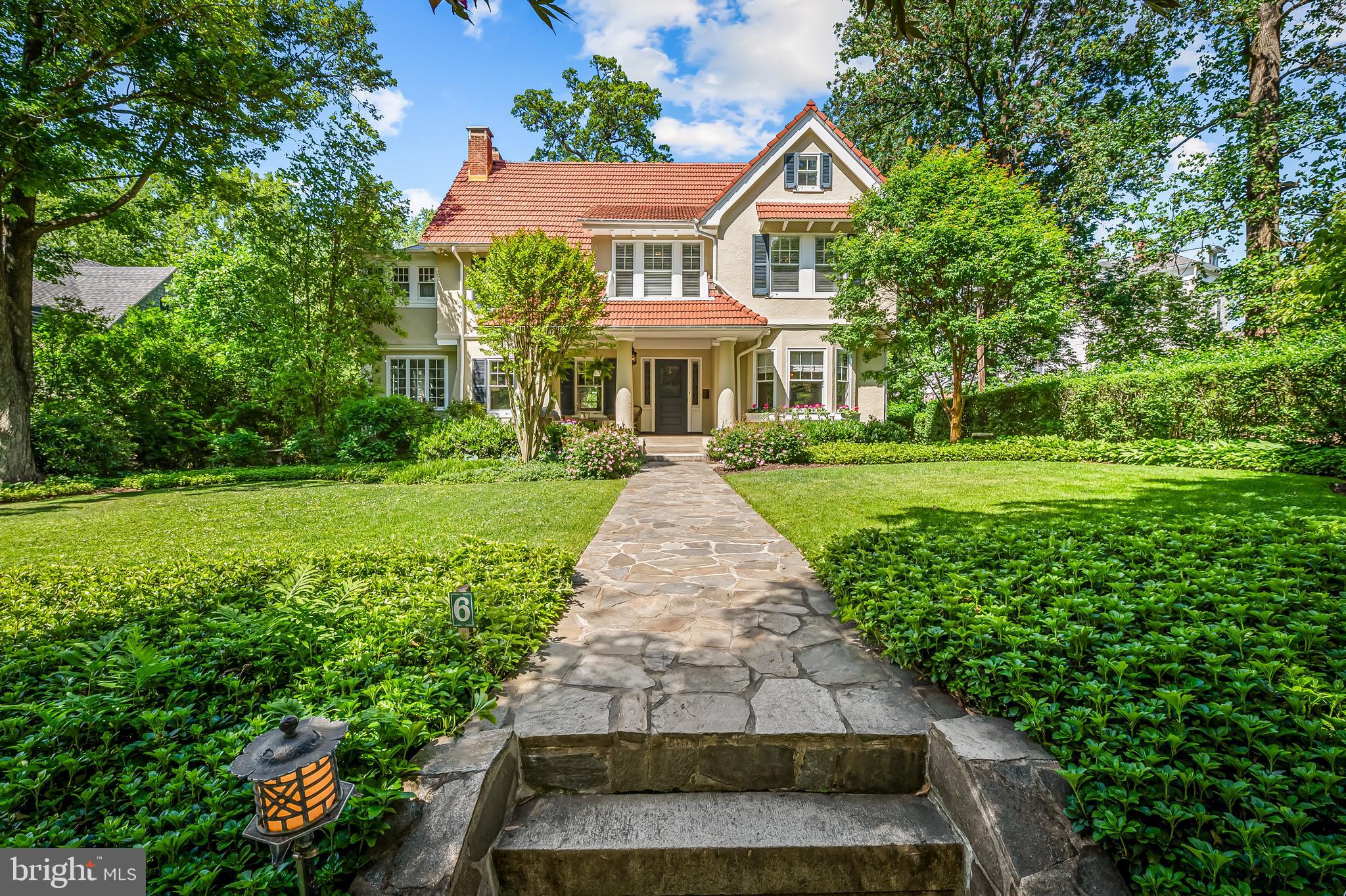 This home did not go to active market. Sold as a Compass Private Exclusive. Contact listing agent Jessica Dailey with any questions. 

Magazine worthy and architecturally significant, this circa 1910 residence in Roland Park represents a rare opportunity to own a fully turnkey legacy property blending timeless craftsmanship, curated interiors, and sophisticated modern infrastructure in one of Baltimores most coveted neighborhoods. Originally built by renowned architect and engineer Maurice Alvin Long, this extraordinary six bedroom, three and one half bath home has been meticulously restored and extensively upgraded for buyers seeking elevated East Coast living with absolutely nothing left to do.

Set behind mature landscaping on a picturesque tree lined street, the striking stucco faade, tile roof, gracious front porch, and exceptional architectural details immediately set the tone for what awaits inside. Rich mahogany millwork, soaring ceilings, oversized windows, leaded glass, exposed beams, custom draperies, designer lighting, and beautifully refinished white oak floors create interiors that feel timeless, bespoke, and impossible to replicate today. Every room has been thoughtfully curated while still honoring the original character and grandeur of the home.

Designed equally for sophisticated entertaining and comfortable everyday living, the gracious floor plan flows effortlessly from expansive formal spaces into a newly renovated sun filled family room with walls of windows overlooking the professionally landscaped grounds. French doors open to a bluestone patio, entertaining deck, fire pit, and completely private garden oasis with mature landscaping and outdoor lighting that transforms the property into a magical setting for summer dinners, cocktail parties, and quiet evenings at home. A rare flat front lawn provides additional usable green space ideal for a soccer or lacrosse net, recreation, or relaxed outdoor gatherings.

The state of the art chefs kitchen features a center island, breakfast room, butlers pantry, custom lighting, and seamless indoor outdoor connection. Just off the kitchen is a beautifully designed mudroom and laundry space enhancing modern functionality rarely found in homes of this era. Upstairs, the luxurious primary suite rivals those found in boutique luxury hotels, complete with heated marble floors, soaking tub, glass enclosed shower, skylights, dual vanities, custom dressing room by Chesapeake Closets, and adjoining sun porch. Additional oversized bedrooms provide exceptional flexibility for offices, fitness, guest rooms, or creative spaces. The third floor offers a fantastic retreat with two oversized bedrooms and full bath, creating ideal space for older children, long term guests, au pair quarters, or private guest suites.

Unlike many historic homes, this residence offers extraordinary peace of mind thanks to extensive infrastructure upgrades including a complete electrical rewire replacing knob and tube wiring, upgraded Carrier HVAC systems, plumbing and sewer line improvements, restored exterior, upgraded garage, custom storage systems, and countless thoughtful cosmetic and mechanical enhancements throughout. The result is a truly turnkey historic luxury home where the next owner can simply move in and enjoy.

Perfectly positioned between the boutique shops and dining along Roland Avenue and The Village of Cross Keys, the location offers one of Baltimores most walkable and desirable lifestyles. Enjoy summer evenings strolling to dinner at Petit Louis Bistro or Johnny's just a few picturesque blocks away. Nearby amenities include Eddie's of Roland Park, banks, boutique shopping, library, the Roland Park Pool, bike lanes, walking and running trails, parks, and multiple highly regarded public and private schools within walking distance.