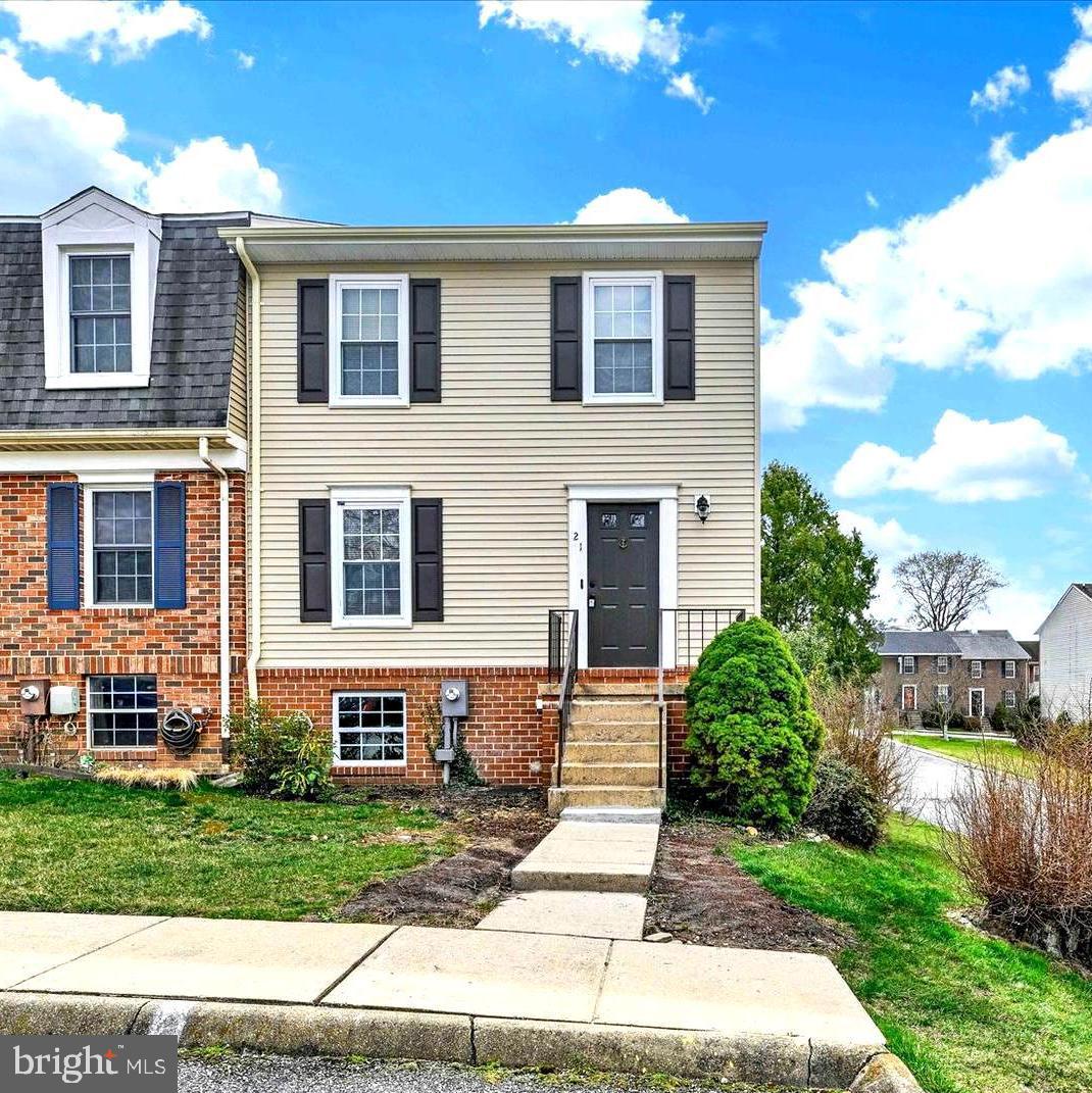 Stunning End Unit Townhome with Exceptional Upgrades in Abingdon!  This beautifully renovated, end-unit townhome, with 3 bedrooms and 1.5 bathrooms, has been thoughtfully upgraded making it truly move-in ready. Step inside to discover gorgeous, new real hardwood flooring (2024) that flows throughout the main living areas, adding warmth and style. The kitchen was fully remodeled in 2024 and now  boasts sleek quartz countertops, new cabinetry, and stainless-steel appliances—perfect for both everyday cooking and entertaining.  Just off the kitchen and dining room, enjoy seamless indoor-outdoor living with access to a spacious rear deck, ideal for gatherings, grilling, or relaxing with a cup of coffee.  Upstairs, the home continues to impress with more updates including new paint and carpeting (2025) in all 3 bedrooms as well as a completely remodeled full bathroom (2024) showcasing top-tier finishes, custom tile work, and designer fixtures. The finished lower level provides an additional bright and inviting living space with new LVP flooring (2025),  fireplace, and a new walkout sliding door (2024) allowing for easy access to the fully fenced backyard.  To top it all off, this home has a brand new roof (2024) and new siding (2024) to go along with the new HVAC (2024)!!  Perfectly located just minutes from I-95 and close to shopping, dining, parks, and all that Bel Air has to offer!