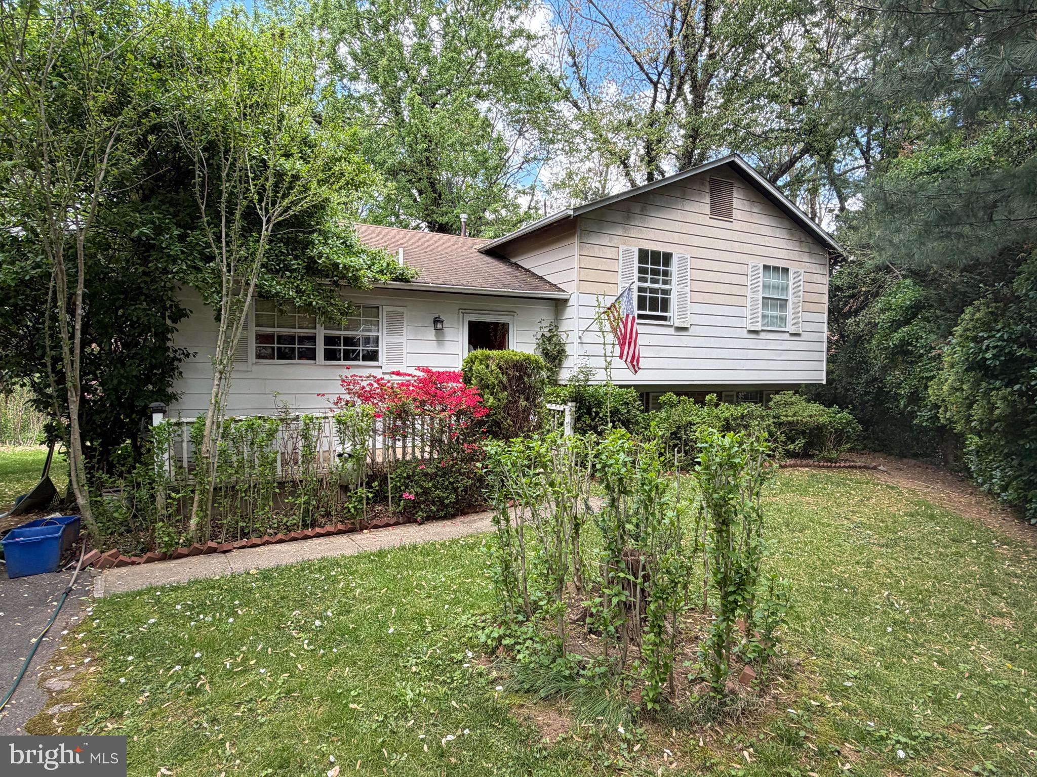 AS IS seller will make no repairs. Large 4 level split level home on private lot.  Original owner, needs work, great home for a project or buyers looking for sweat equity.  3 bedrooms and 2 full bathrooms upstairs, 3rd full bathroom in the lower level, sub-basement has lots of space for storage or improvements.  Flower Hill community offers a seasonal community pool,  playgrounds, nearby parks, and ease of access to stores, covneiences, shopping and commuter routes.