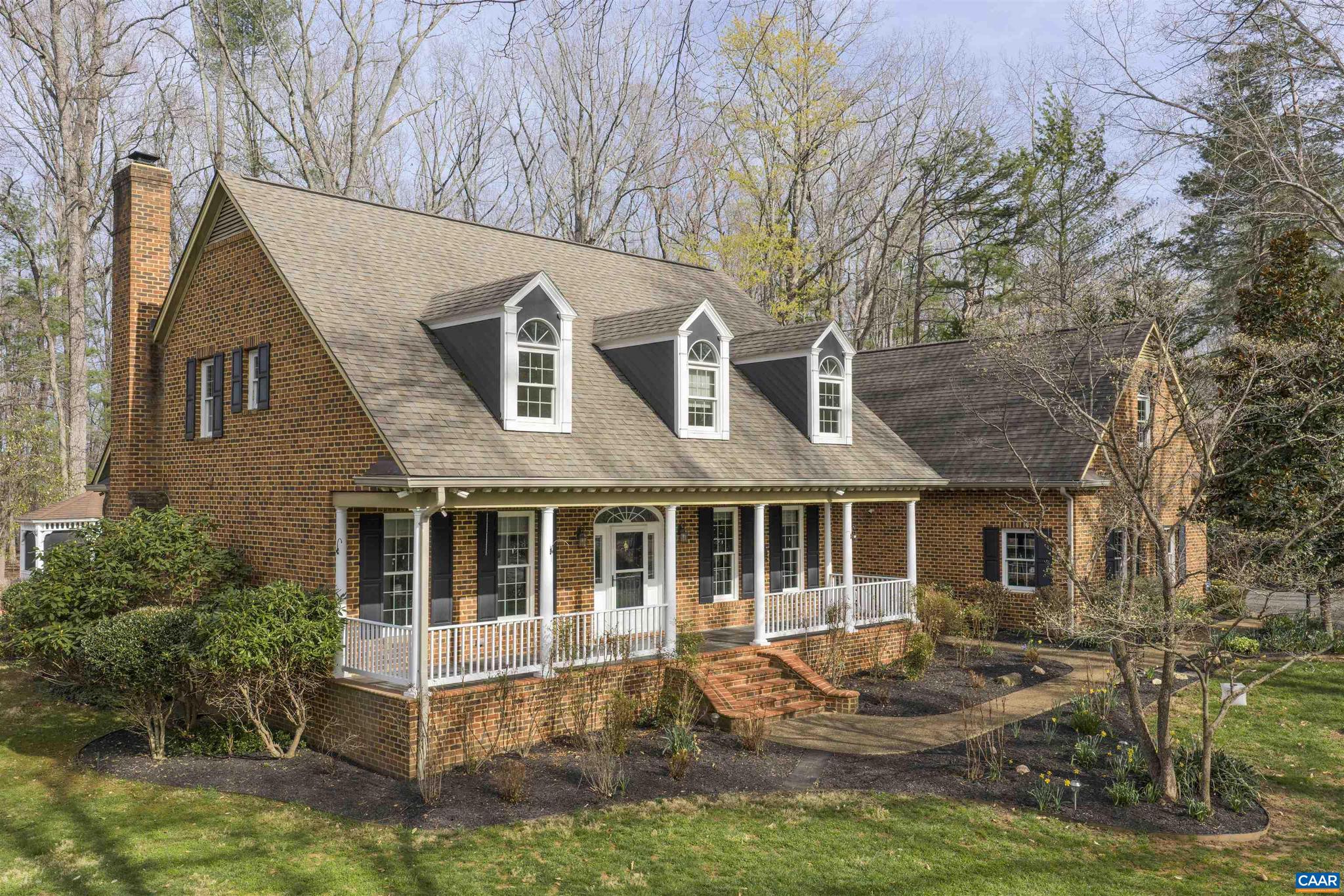 This well cared for brick Cape Cod located in Beaumont Farm is ready to move into and enjoy! Situated on 3.7 acres and feeding into the Western School district make this home extremely desirable! A private rear deck with scree porch is perfect for entertaining, reading or your morning cup of coffee. The primary bedroom suite is located on the main level with three additional bedrooms and two full baths on the second floor. Additional main level rooms include entry foyer, separate living and dining rooms, large family room with gas fireplace that adjoins an attractive eat-in kitchen with vaulted ceiling. Features include a large second floor recreation room, walk-in storage and a three car garage. Power outage?? No problem! The home is fitted with a generator! Open areas, woods & garden space make this lot attractive for all to enjoy!,Granite Counter,Wood Cabinets,Fireplace in Family Room