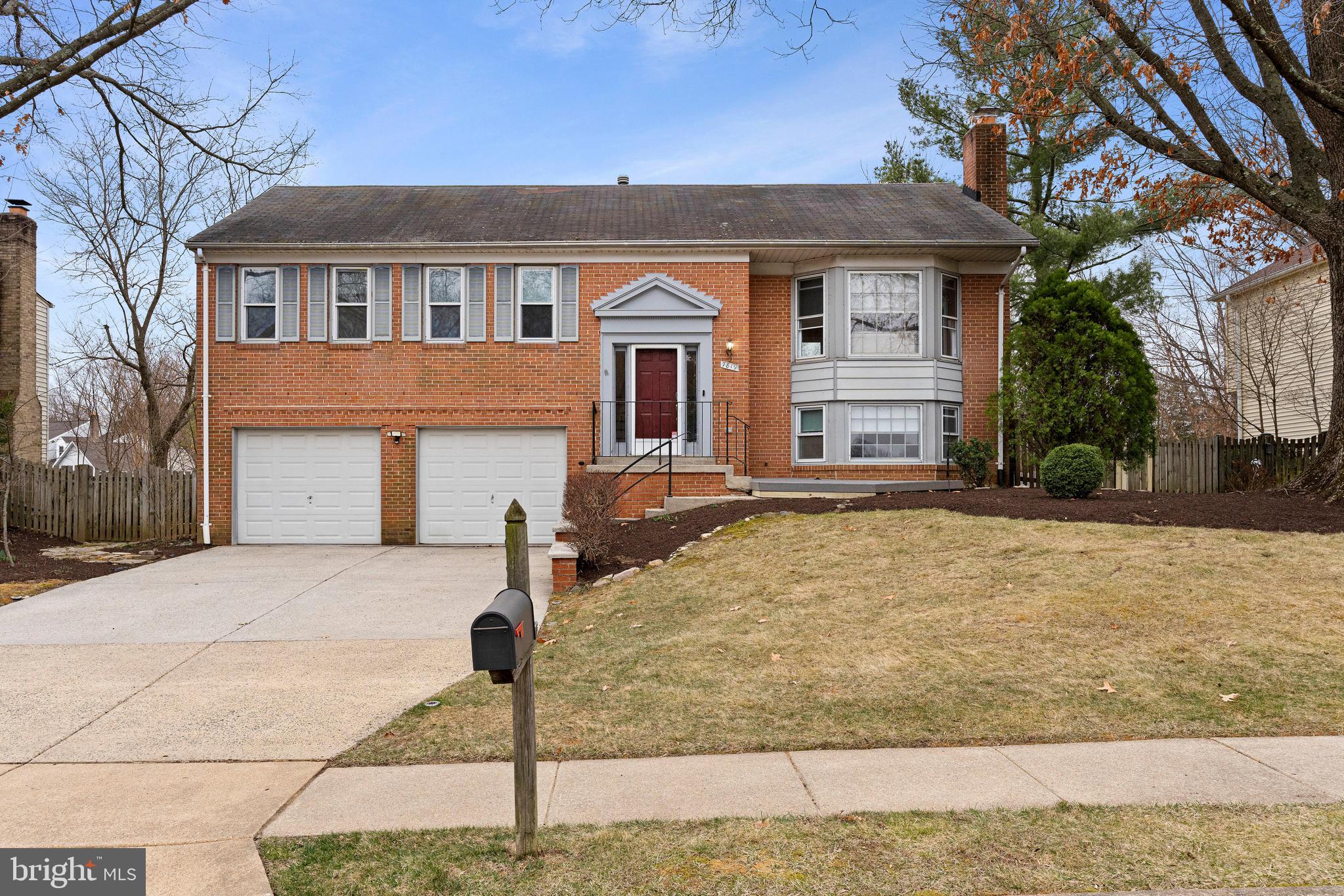 In pristine condition -Tiled Entry,  gleaming  3/4"  Hardwood flooring throughout, Kitchen remodeled featuring 42" custom white cabinets,  glass tiled subway backsplash, SS appliances,  quarts counter tops, 6ft island,  5 burner gas cooking, recessed lighting in Kitchen and Dining area.  SGD leading to Deck.  Updated Light fixtures.  New double hung vinyl windows. Custom shades throughout.  Bay window in Living Room and Family Room.  Gas Fireplace.
Laundry Room w/slip sink and washer and dryer. Owners Bathroom w/walk in shower.  Level, fenced yard. Oversized 2 car garage w/openers (room for work area).  AC in 2020, Furnace in 2021.  Professionally painted. Brick paved patio.  Sidewalks, street lights,  10 min to the blue line;  new Inova hospital, Belvoir. Pool membership available.