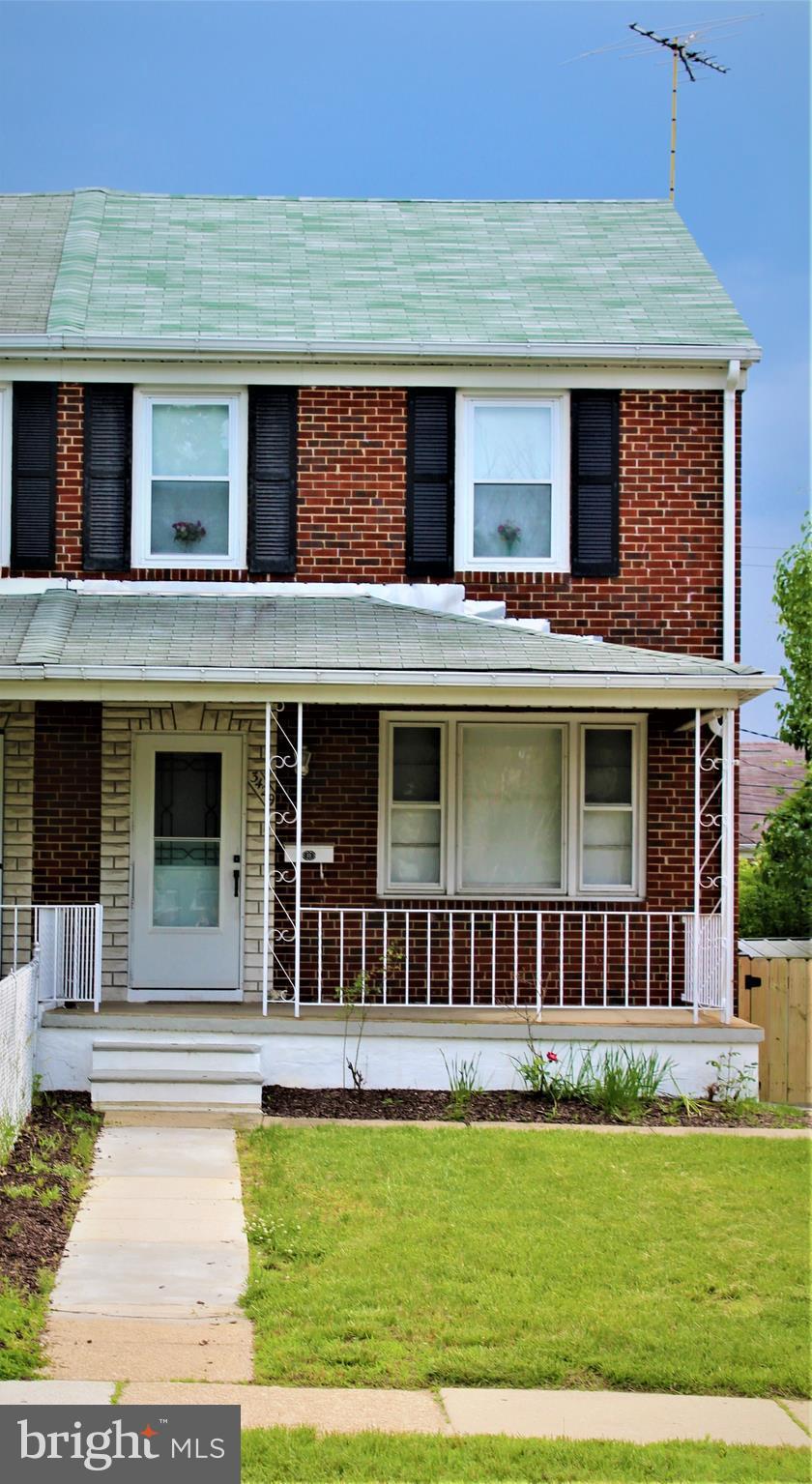 Conveniently located! A short walk to local park and shops. Well maintained 3 bedroom,1 full bath, brick semi-detached including a new roof and renovated bathroom. Street parking & private driveway. Freshly painted and refinished hardwood floors makes this home move in ready.