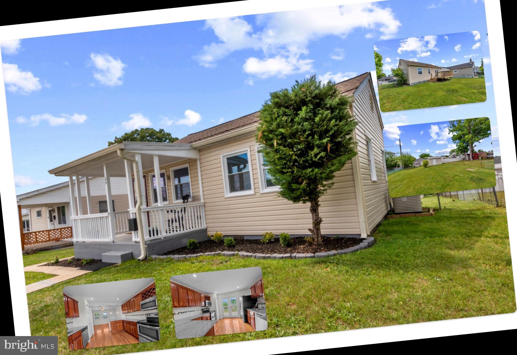 Don't Miss Your Chance to Own This cozy single family  2-bedroom, 1 full bath home . Featuring an inviting covered front porch and spacious fenced rear yard perfect for outdoor enjoyment. The remodeled kitchen offers granite countertops, stainless steel appliances, decorative tile backsplash, and a built-in wine rack. Interior highlights include hardwood flooring and an updated bathroom . French doors lead to a rear deck overlooking the large fenced backyard, creating the perfect space for relaxing or entertaining. Roof is only One Year Old !Schedule Your showing today.