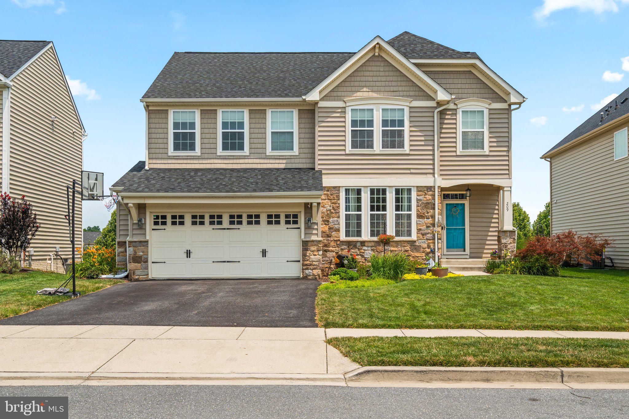 Welcome to this stunning 4-bedroom, 3.5-bath colonial in the desirable Clover Ridge community of Frederick, impeccably maintained and truly move-in ready! The main level impresses with an open-concept living area anchored by a cozy fireplace, an updated kitchen with stainless steel appliances, and a convenient half bath, perfect for everyday living and effortless entertaining. Upstairs, the primary suite offers a serene retreat with a private ensuite bath, joined by additional generously sized bedrooms, a full shared bath, and the added convenience of upper-level laundry, recently updated. The finished lower level rounds out the home with a full bathroom and versatile flex space, ideal for a home office, media room, or guest suite. Step outside to a beautifully curated backyard featuring raised garden beds, lush landscaping, a pergola with string lights, and plenty of space to host and unwind, a true outdoor sanctuary. Major system updates include a roof replaced just four years ago and water heater heating elements replaced just four months ago, offering genuine peace of mind. Nestled just minutes from Downtown Frederick, the MARC Commuter Rail, and easy access to I-70, I-270, and Rt. 15, making commutes to Washington D.C. and Baltimore a breeze. Don't miss this one!