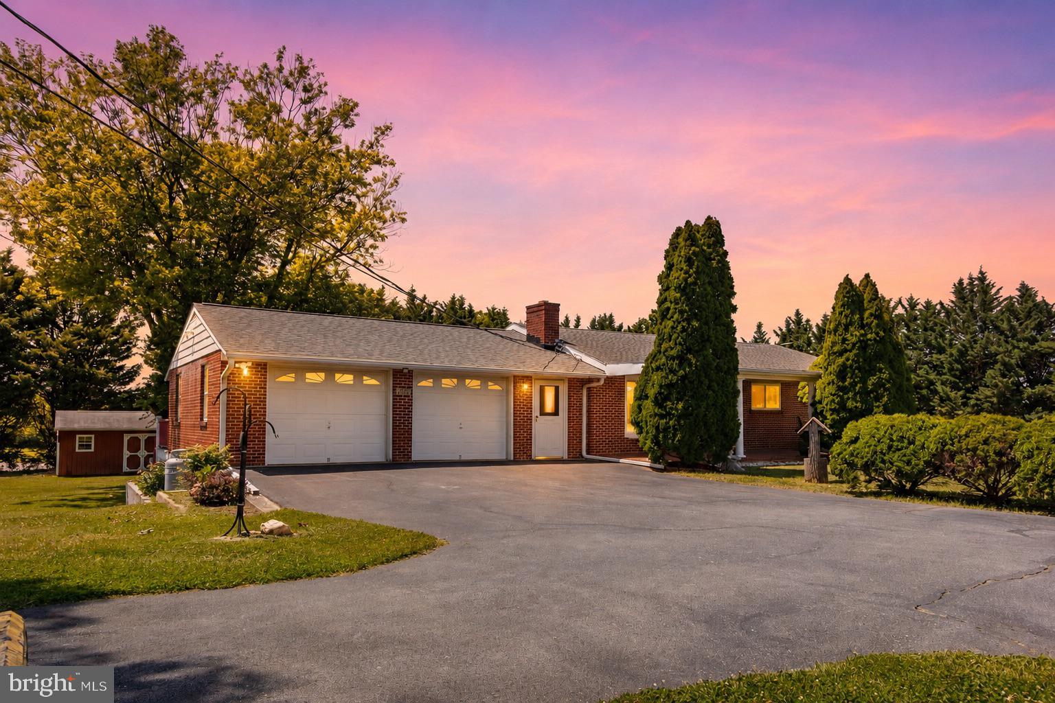 Welcome to this versatile 1.5-acre property offering the perfect blend of comfortable living, workspace, and open outdoor enjoyment. This well-cared-for brick rancher features 3 bedrooms, 2 full baths, hardwood floors, a finished basement, and numerous improvements completed in recent years, making it ready for its next chapter.

One of the property's most distinctive features is the detached heated workshop with electric service and an upper-level office, providing valuable space for hobbies, projects, storage, home-based businesses, vehicle enthusiasts, or anyone seeking additional flexibility beyond the typical residential property.

Outside, the expansive green space offers endless possibilities to enjoy the outdoors, garden, create recreational areas, or simply appreciate the privacy and freedom that acreage provides. Existing outbuildings add functionality and support a variety of lifestyle needs.

The generous driveway accommodates multiple vehicles, trailers, RVs, boats, or equipment, while the property's unique combination of living space, workspace, and open land creates an opportunity that is increasingly difficult to find.

Whether you are looking for room to grow, space to work from home, a place for your hobbies and equipment, or simply a property that offers more flexibility than the ordinary, this Boonsboro property is ready to welcome you home.