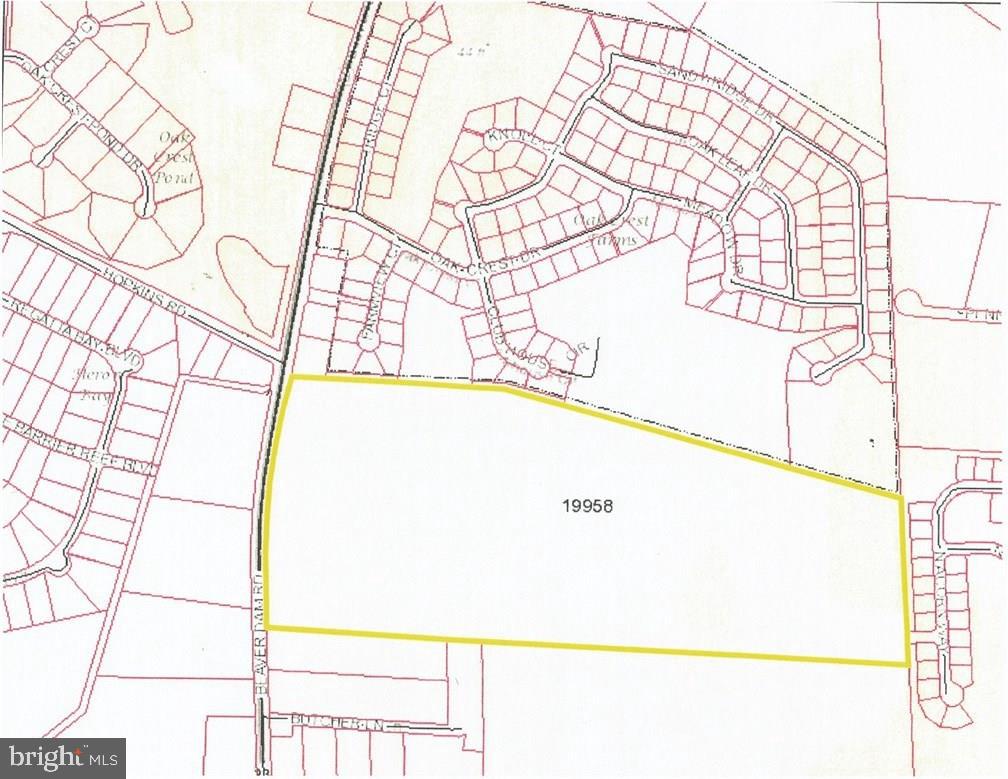 Calling all developers!!!! One of the best lot/land properties in Sussex County. Great opportunity and sits adjacent to Oak Crest Farm which has private sewer & water. Farm house and other builds add not real value to property.