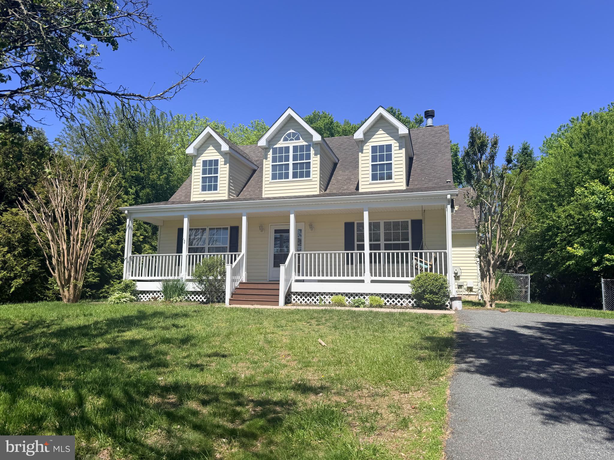 Welcome to La Trappe Heights, where this beautifully refreshed 3-bedroom, 2.5-bath Cape Cod is ready to impress. Enjoy new appliances, new durable LVP flooring, and fresh paint throughout. A spacious living room is highlighted by cathedral ceilings and a features cozy wood-burning fireplace. A bright eat-in kitchen with a center island is accented with new granite counter tops. Sliding glass doors lead to a spacious deck and large fenced backyard. The first-floor primary suite offers a walk-in closet, and private bath for added comfort and convenience. Upstairs you have two bedrooms and one full bath. This home is move-in ready and just waiting for you.