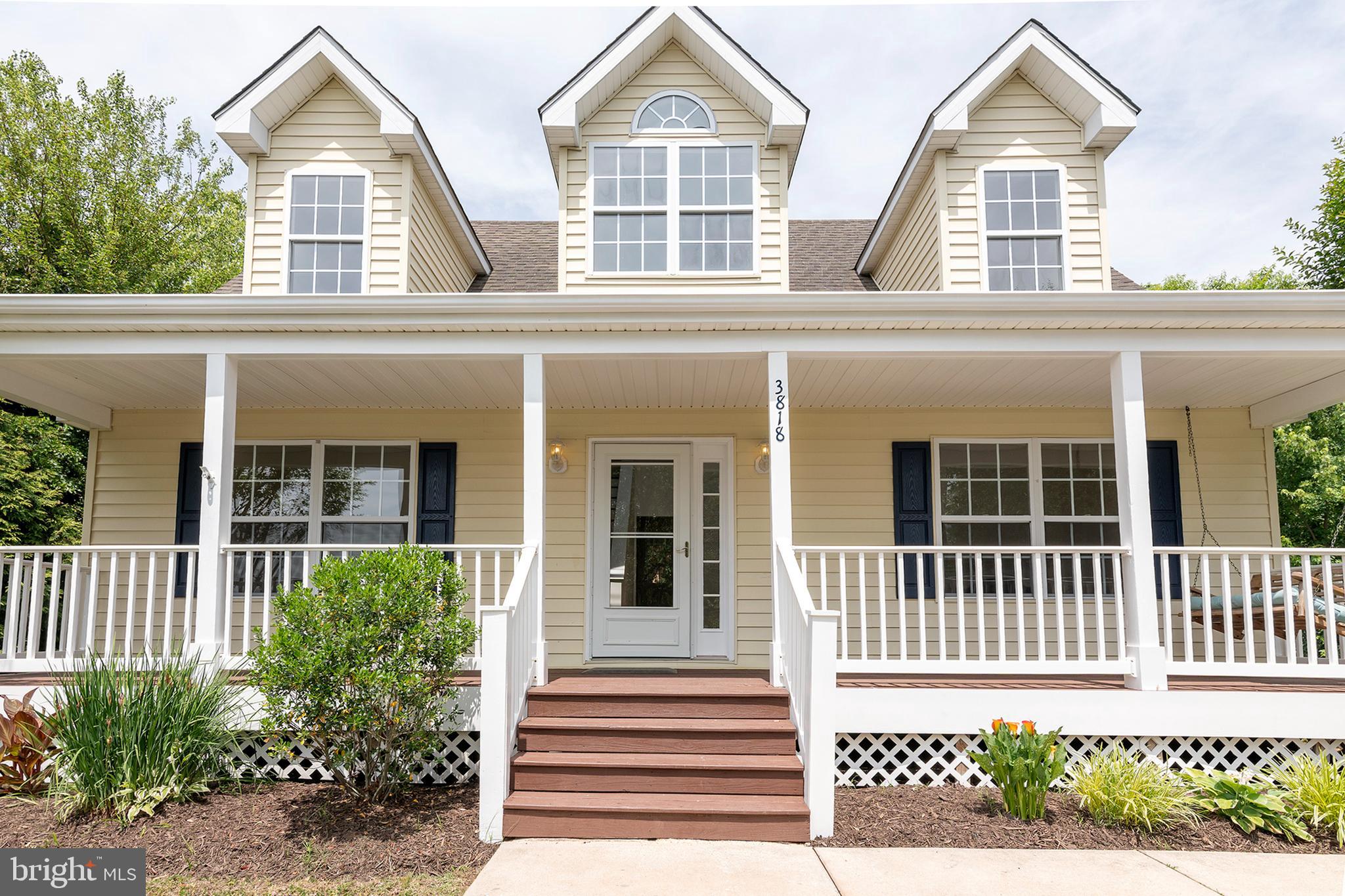Welcome to La Trappe Heights, where this beautifully refreshed 3-bedroom, 2.5-bath Cape Cod is ready to impress. Enjoy new appliances, new durable LVP flooring, and fresh paint throughout. A spacious living room is highlighted by cathedral ceilings and a features cozy wood-burning fireplace. A bright eat-in kitchen with a center island is accented with new granite counter tops. Sliding glass doors lead to a spacious deck and large fenced backyard. The first-floor primary suite offers a walk-in closet, and private bath for added comfort and convenience. Upstairs you have two bedrooms and one full bath. This home is move-in ready and just waiting for you.