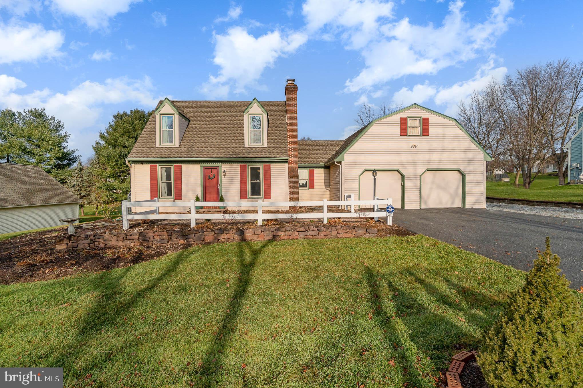 Check out this beautiful and well maintained cape cod with 2 car garage in Warwick Schools. This home has 1 bedroom and a full bathroom on the first floor, as well as 2 bedrooms and another full bathroom on the 2nd floor. There is also a large bonus room located above the garage with its own half bathroom, making the perfect spot to host friends and family for a game night, or a secluded home office if that's what you need. Out back there is a beautiful low maintenance deck that overlooks the large backyard, fire pit and storage shed. Schedule your showing today!