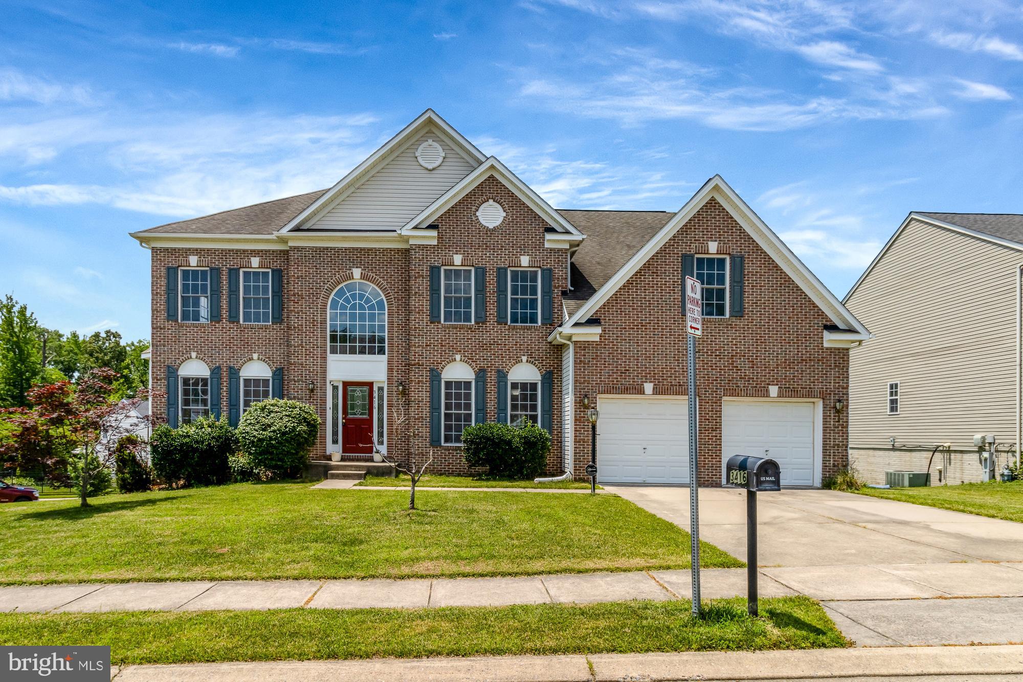 OPEN HOUSE!  Saturday, July 26th from 12 pm to 2 pm!  Spacious & Updated Colonial in Pomeroy Manor

Welcome to 3416 Henry Harford Drive—an expansive 5-bedroom, 4.5-bath home offering over 6,600 square feet of living space in the sought-after Pomeroy Manor community. Set on a corner lot with a two-car garage, this home blends classic elegance with modern upgrades and thoughtful details throughout.

Step into the grand, light-filled two-story foyer flanked by formal living and dining rooms with elegant trim and molding. The updated kitchen features granite countertops, 42” cabinets, a large center island, and brand-new, never-used stainless steel appliances (2025). A breakfast bar opens to the vaulted sunroom with skylights, creating a bright, inviting space to gather.

The two-story family room impresses with palladian windows and a cozy gas fireplace. A main-level bedroom with a private full bath offers flexible living options for guests or multi-generational households. A powder room, laundry room, and access to the garage complete the main level.

Upstairs, the spacious primary suite is a true retreat with a sitting room, cathedral ceiling, French door entry, double-sided gas fireplace, walk-in closet, and spa-inspired bath. Three additional bedrooms and two full bathrooms provide ample space for everyone.

The walk-out lower level includes a rough-in for a full bath and awaits your finishing touches.

Recent updates include:

Brand new, never-used stainless steel kitchen appliances

Refinished hardwood floors throughout the main level

New carpet throughout the home

Fresh, neutral paint in every room

Refinished kitchen and bathroom cabinetry

Two cleaned and inspected fireplaces

New toilets and a new bathroom vanity

New smoke and carbon monoxide detectors

This home is move-in ready and ideally located near shopping, dining, and major commuter routes. With space, style, and upgrades already done, all that’s left is to move in and enjoy!
