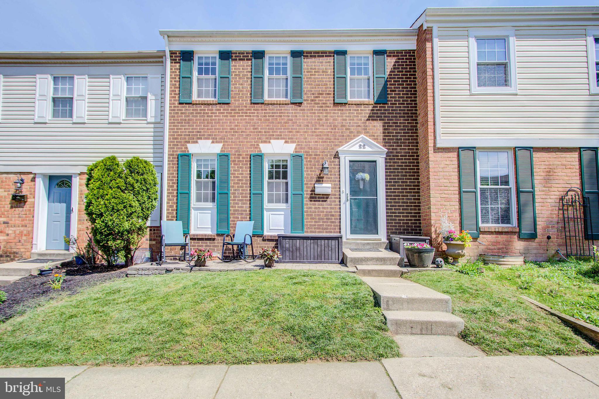 This stunning brick front home is located in one of the most desirable communities in Gaithersburg! Enjoy the convenience of being within minutes of shopping, restaurants, and entertainment venues. Closet to I-270 and public transit as well. Less than 1 Mile to MARC train! The community features a swimming pool, tot lots/playgrounds, walking paths, and much more. The home features over 2,200 square feet of living space over 3 levels. The main level features a sunny eat-in kitchen with custom cabinetry and ample storage space. The open concept living and dining room features hardwood flooring and views of your back patio and the community playground. The upper level features new carpeting with 3 spacious bedrooms and 2 full bathrooms. The master bedroom features double closets, dressing area, and a private ensuite bath. The lower level is fully finished with a large rec space, half bath, and laundry room. You have a walk-out to your back deck and patio with direct access to the community playground. Don't forget to view the virtual tour of this gorgeous home!