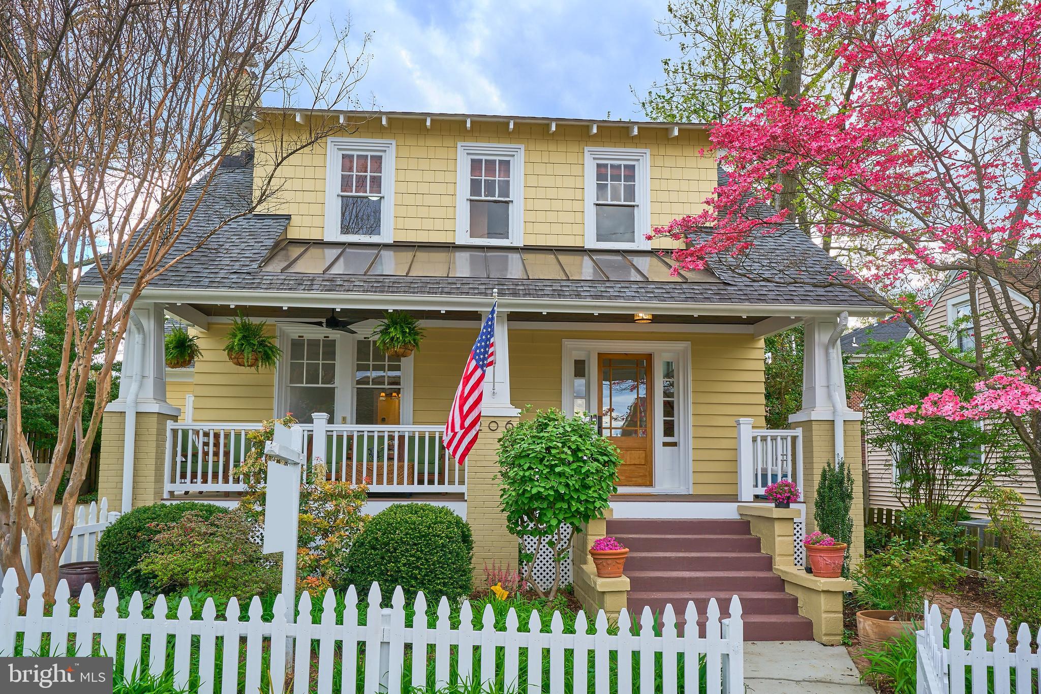 **Open Houses, Friday,  April 12th, 4;30 PM - 7 PM,  April 13th & 14th, Saturday & Sunday, 2 PM - 4 PM**  Offers, if any, due Tuesday at 1 PM. Fresh to the market, this stunning Craftsman bungalow is in an ideal location. This original Sears bungalow in the heart of Lyon Park was renovated and expanded in 2016. Features include 5 bedrooms, 4 full bathrooms, a gourmet kitchen with quartz counters and stainless steel appliances, an inviting front porch, a sizeable main-level recreation room, a finished basement that can serve as a family room or guest suite, and gleaming hardwood floors.  This stunning home is just blocks from Long Branch Elementary, Rockwell Park, and the Lyon Park Community Center and park, and is down the street from the Clarendon Metro and the bustling Orange line corridor, including Trader Joe's and Whole Foods.  Convenient to major commuter roads, including Washington Boulevard (27), Rt. 66, Wilson Boulevard and Glebe Road (120). Stay tuned for professional photos and floorplans of this Lyon Park jewel Friday evening.