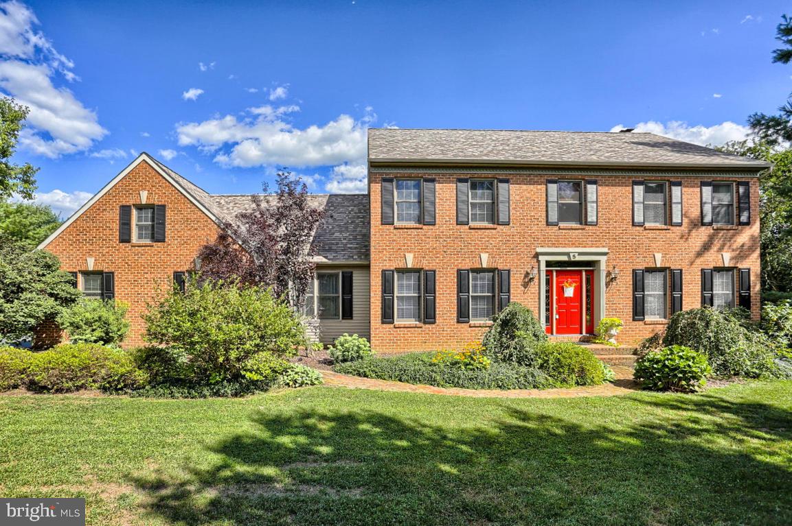 Private, well maintained 4 bedroom home in Lititz. Large, open, eat in kitchen with island and built in desk.  Wood burning fireplace in step down family room and first floor office and laundry room.  Spacious master suite with vaulted ceiling, Jacuzzi spa tub and tile/glass shower. Rear deck and patio lead to 3.10 acre wooded lot on peaceful, quiet cul de sac with in ground pool and hot tub attached.
