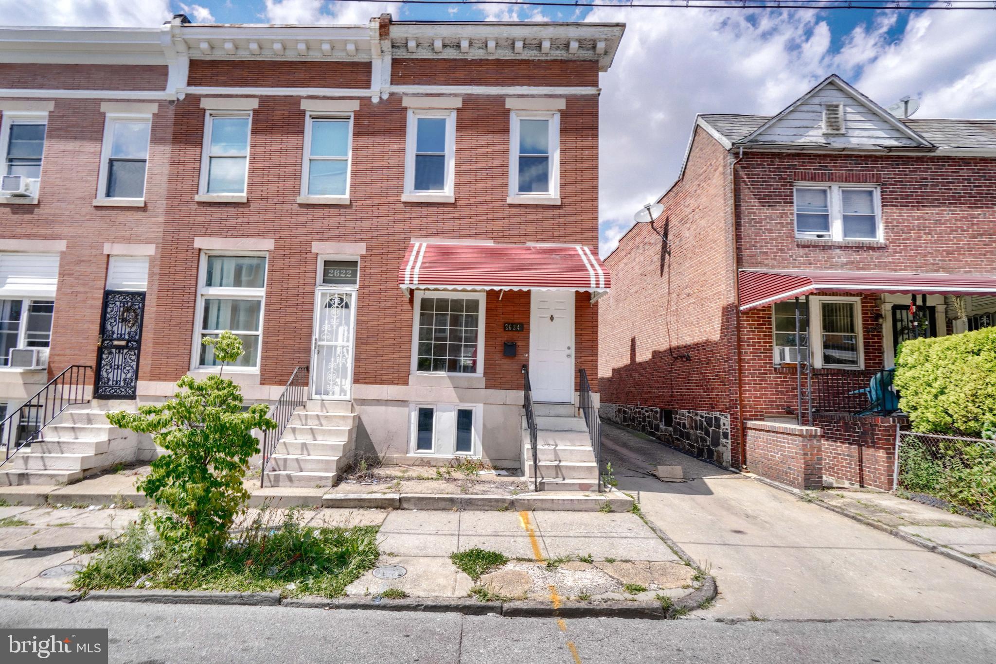 Vacant two-story rowhome located at 2624 E Preston St in Baltimore’s 21213 area. The property features a rear yard and offers convenient access to major nearby routes including E Preston St, N Luzerne Ave, E Biddle St, E Monument St, N Broadway, Route 40, I-895, and I-95. 

Public transportation options are available nearby, including MTA bus service and access to the Johns Hopkins Hospital Metro SubwayLink station. The location is also near major Baltimore employment centers, including Johns Hopkins Hospital/Health System, University of Maryland Medical System, MedStar Health, LifeBridge Health, and the downtown Baltimore employment corridor. Walk Score and Redfin location data describe the area as very walkable with excellent transit access.