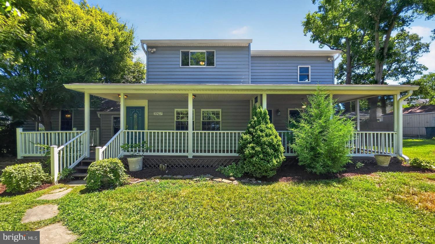 Rare Corner Lot Opportunity! Nestled on a beautiful and unique corner setting spanning approximately 0.29 acres across two lots—with possible subdivision potential—this versatile property offers exceptional opportunity for homeowners, investors, or those seeking a live/work lifestyle. Surrounded by mature landscaping and enhanced curb appeal, the home welcomes you with a charming covered front porch offering ample rocking chair space, along with a screened-in area ideal for relaxing or entertaining outdoors. Boasting nearly 2,300 sq ft of living space, the home features 3 bedrooms and 2 full baths on the main level, plus an upper-level primary bedroom, flex space, and full bath, creating the perfect private retreat. The flexible floor plan also presents excellent potential for a home office, in-law suite, or home-based business with convenient private access from the front porch. Major improvements include an energy-efficient geothermal heating and cooling system (2016), as well as a new roof and siding (2023) for added value and peace of mind. The expansive yard offers plenty of room to add a garage, accessory dwelling unit (ADU), or customize to fit your vision. Ideally located just a short stroll to the sandy shores of North Beach, scenic boardwalk, local shops, restaurants, and entertainment. Priced accordingly and sold strictly as-is, the home does require some cosmetic updates, presenting an excellent opportunity to personalize the space, add value, and build equity in a highly desirable location. North Beach is known for its walkability, with sidewalks throughout the area, making it easy to access local amenities on foot. The neighborhood is pet-friendly and offers a welcoming atmosphere with friendly neighbors. Dining and shopping options are plentiful, where residents can find local restaurants, cafés, and boutique shops. The town also hosts seasonal farmers markets and community events, such as art shows and festivals, fostering a strong sense of community. For outdoor enthusiasts, the town features several parks, including Wetlands Overlook Park and Sunrise Garden, which provide peaceful spaces for relaxation and wildlife observation with its blend of coastal beauty, recreational opportunities, and vibrant local culture, North Beach provides an ideal setting for both relaxation and active living. For commuters, the MTA Commuter Bus Route 820 provides weekday service from North Beach Municipal Lot (5th Street & Chesapeake Avenue) to Washington, D.C., making travel to the city convenient.