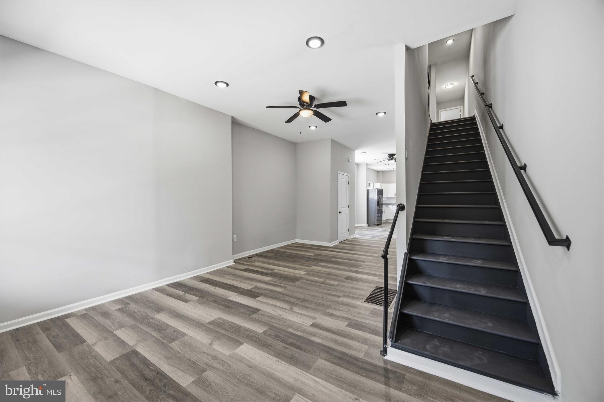 Step into this cozy retreat that perfectly blends comfort and convenience, with schools, shops, parks, and public transportation all just a short stroll away. This bright end-of-row home is filled with natural light and has been beautifully upgraded throughout, offering both inviting indoor spaces and enjoyable outdoor living areas.
Designed for year-round comfort, the home features all-new siding, windows, and doors, providing excellent energy efficiency and protection from the elements. Efficient central air conditioning keeps the home cool during the summer months.
A charming front porch welcomes you into the open-concept living and dining areas, creating a warm and inviting atmosphere. The beautifully updated kitchen showcases brand-new appliances, granite countertops, and sparkling white cabinetry. From the kitchen, step directly onto the rear deck and into the backyard—perfect for relaxing or entertaining.
The clean, dry basement offers additional storage space and includes a dedicated laundry area. Luxury vinyl plank (LVP) flooring flows seamlessly throughout the home, enhancing both style and durability.
Upstairs, the second floor features a spacious primary bedroom with its own private full bath, along with two additional generously sized bedrooms and a well-appointed hall bathroom.
Freshly painted throughout and featuring all-new lighting fixtures, this home truly shines from top to bottom.
Don't miss this opportunity to own a beautifully renovated home in a convenient and desirable location!