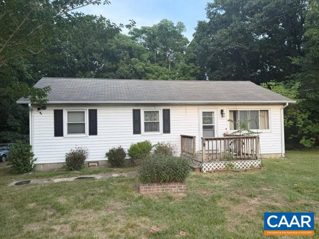 Opportunity awaits in the heart of Fluvanna County! This 3-bedroom, 1-bath ranch sits on a 1-acre lot and offers plenty of potential for the buyer with vision. Whether you're a first-time homebuyer looking to build equity with updates or an investor seeking your next project, this property is packed with possibilities. Court ordered sale and all offers must be contingent upon Court approval, prior to closing. This home is being sold ?as-is?. It is a Court ordered sale and all offers must be contingent upon Court approval, prior to closing.
