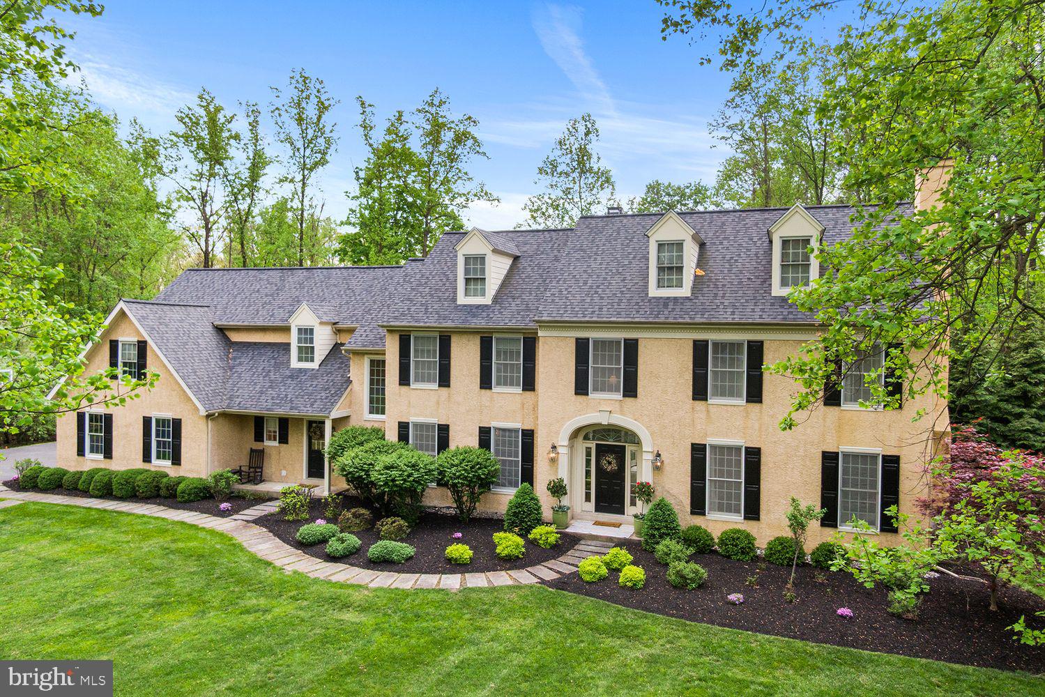 Nestled in the prestigious White Horse Development of Charlestown Township, Chester County, this exquisite center hall colonial is more than just a home—it's a lifestyle. Situated on 3.2 level acres within the highly acclaimed Great Valley School District, this property offers 5,444 sq. ft. of refined living space designed to impress.

Step through the grand two-story foyer onto gleaming hardwood floors, where elegance meets functionality. The spacious dining room is perfect for hosting memorable gatherings, while the family room flows effortlessly into the heart of the home—the kitchen. Here, you'll find an inviting eat-in area and stunning views of the backyard oasis, complete with a heated saltwater pool. A first-floor library provides a cozy retreat, and a convenient back staircase adds an extra touch of thoughtful design.

Upstairs, the luxurious owner's suite, complete with its own sitting room, beckons with a spa-like bath, creating a private sanctuary. Four additional generously sized bedrooms and a hall bath ensure comfort for family and guests alike. The fully carpeted lower level, with its natural light-filled window egress, offers endless possibilities for recreation or relaxation.

Outside, your personal paradise awaits. Entertain effortlessly with an outdoor stone kitchen, a charming gazebo featuring a fireplace, and a resort-style heated saltwater pool. Kids and adults alike will love the in-ground trampoline, adding a fun and unique touch to this remarkable property.

Perfectly blending luxury, comfort, and convenience, this home is a rare gem in a coveted location. Don’t miss your chance to experience the best of Chester County living—schedule your private tour today!