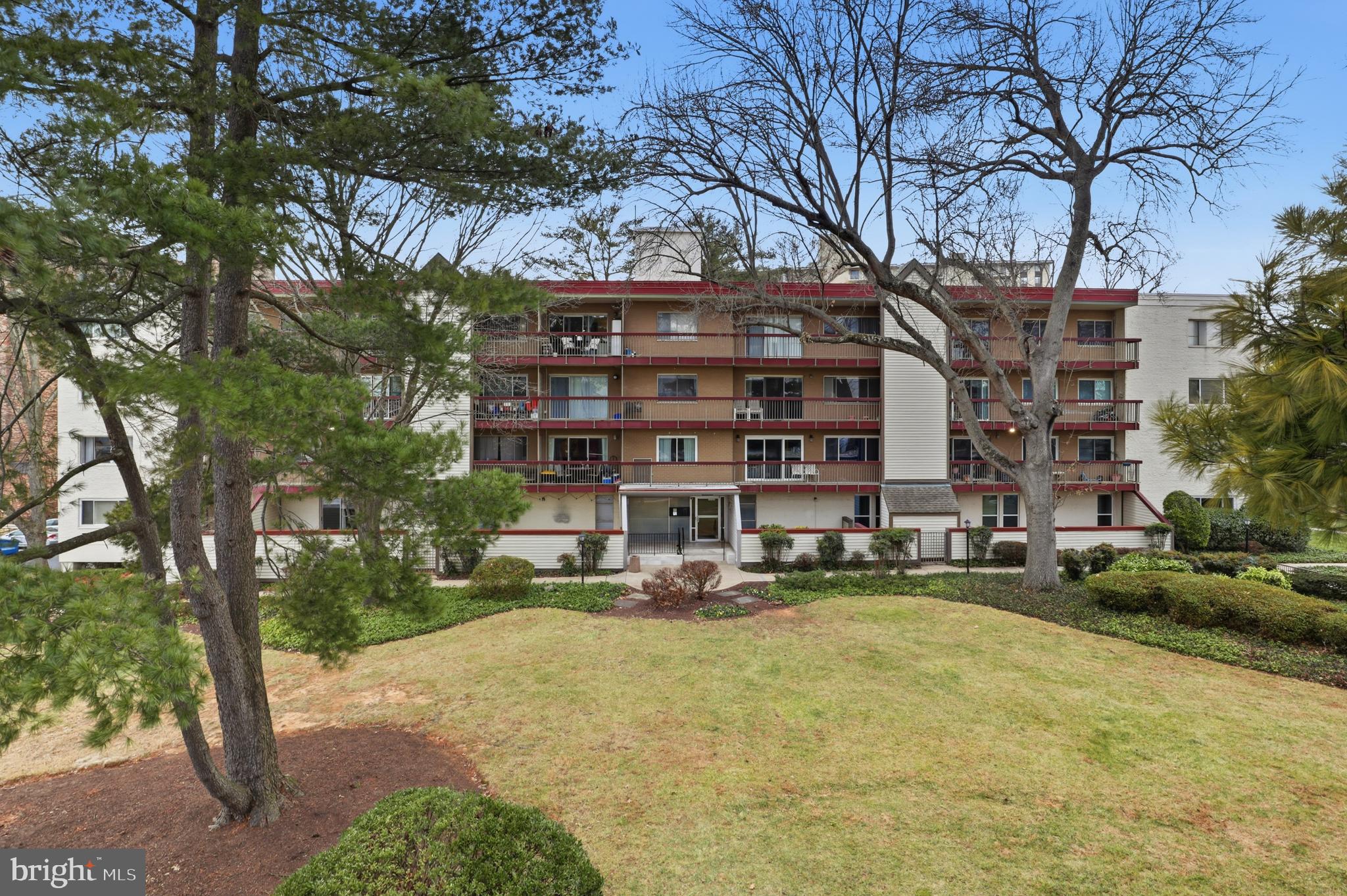 BETTER THAN RENTING: ALL-INCLUSIVE PENTHOUSE LIVING IN BETHESDA! Stop paying someone else's mortgage and move into this stunning, top-floor penthouse at West Spring. This bright 2BR/1BA unit offers incredible value with a CONDO FEE THAT COVERS EVERYTHING: Electric, Gas, Water, and Basic Cable are all included! Boasting a private balcony with serene views of the pool and picnic area, a deeded garage spot, and ample storage with walk-in closets, this home is move-in ready. Furniture may stay if buyer would like it! Situated in a prime location across from Westfield Montgomery Mall and Cabin John Park. Enjoy the privacy of the top floor with the convenience of city living. Why wait? Own your piece of Bethesda today! Luxury, convenience, and peace—all in one place!
Enjoy a bright, open layout with newer neutral LVP hardwood floors throughout, large new windows, and tasteful modern updates. The renovated bath features marble tile, a floating vanity, and elegant finishes. The kitchen boasts newer countertops, gas cooking, and newer appliances. Step onto your private balcony overlooking the pool and landscaped grounds, or greet the day from your window overlooking the Juliet balcony off the primary bedroom with its walk-in closet. The second bedroom offers even more storage. Community amenities: pool, picnic area, dog play area, walking paths, and more. Includes deeded garage space (#69) plus guest parking. Light, space, updates, and convenience—all here for you!