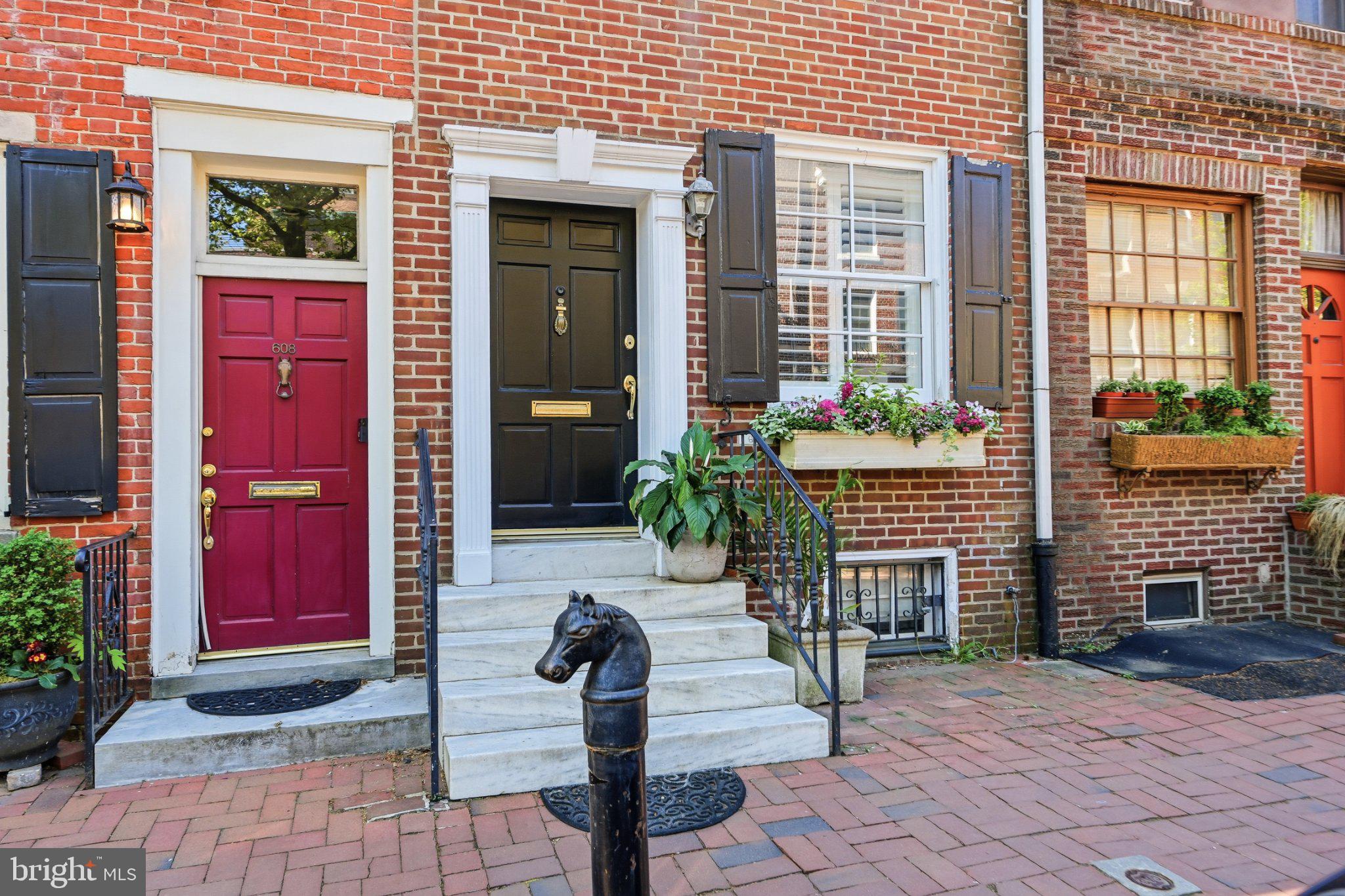 Modern Living in Heart of Society Hill.  Experience refined urban living in this impeccably designed four-story row home located in Society Hill, one of Philadelphia’s most coveted neighborhoods. Spanning over 2,100 square feet, this residence seamlessly blends classic character with contemporary upgrades. The Residence  features an Open layout designed for both comfort and style along with an eat in kitchen on the main floor.   Beautiful oak flooring runs throughout the home. The home has been meticulously updated to modern standards, offering two and a half well-appointed bathrooms and a versatile floor plan. Enjoy private outdoor retreats, including a tranquil back patio and a rooftop deck offering scenic views of the surrounding neighborhood architecture.

Location & Lifestyle
Situated within the highly-rated McCall School District, this home places you at the center of a vibrant community known for its charm and quiet, tree-lined streets.  Just a short walk to Head House Square, you can enjoy the local farmers market every Sunday alongside a diverse array of premier restaurants and cafes.  Benefit from the rare opportunity for deeded parking, available just across the street as an add-on to the property.

From the sense of community to the pride of ownership evident on every block, 610 Pine Street offers an unparalleled lifestyle in the heart of the city.