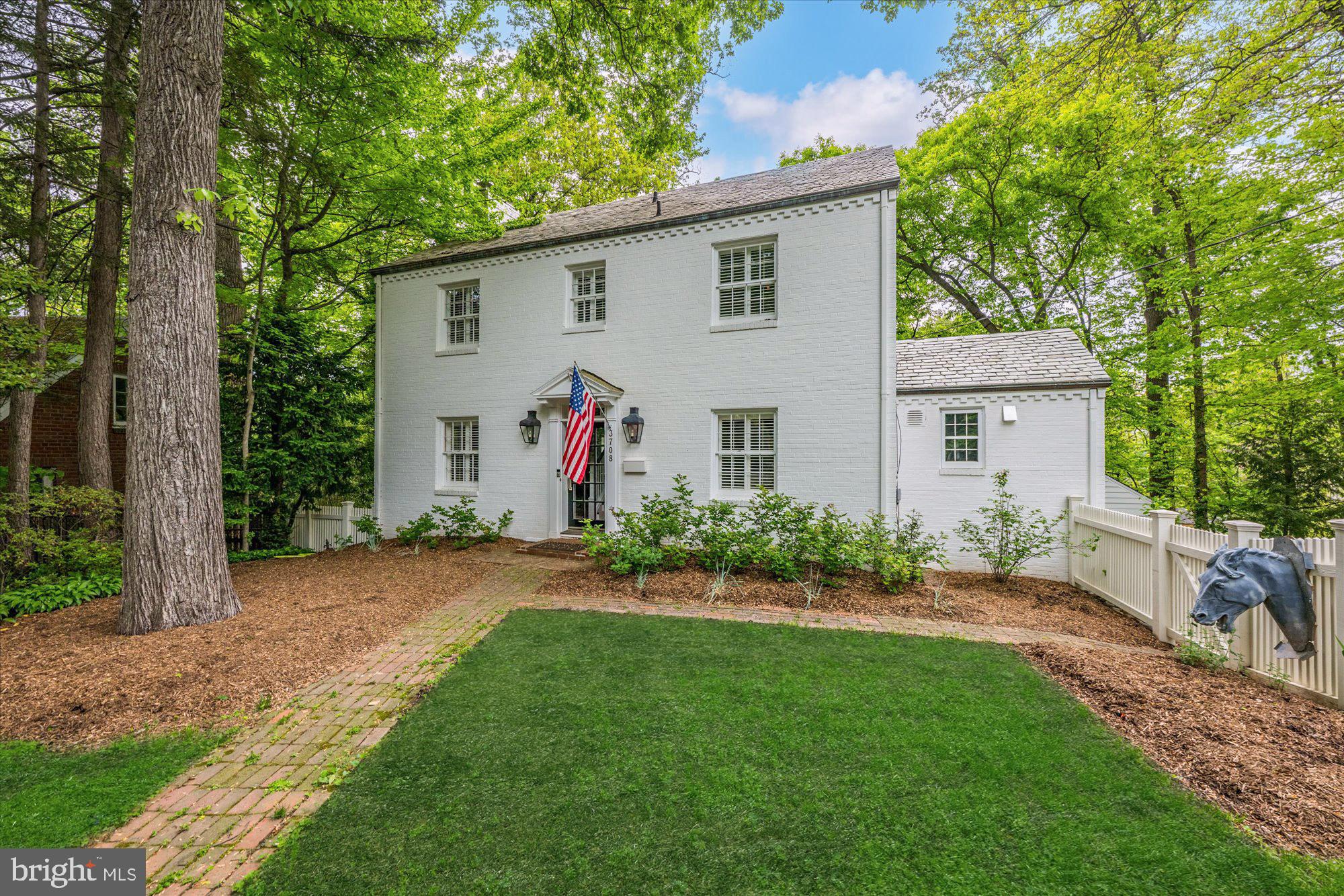 This jewel box of a home has been meticulously renovated with the highest quality finishes and is sited on a quiet cul-de-sac, framed by a charming white picket fence.  The gourmet kitchen boasts custom cabinetry,  classic subway tile backsplash, panelized appliances and built-in coffee machine.  The spacious and light filled  living room spans from front to back and offers multiple seating areas and features a wood burning fireplace.  The cozy den opens to the large and private back deck.  Upstairs you will find 3 bedrooms and 2 full baths, both exquisitely renovated.   The light-filled lower level  finds the recreation room with second wood burning fireplace, full bath,  glass-walled sunroom and laundry complete with dog washing station.   3708 23rd is just a short walk into Arlington's historic Cherrydale neighborhood which offers numerous shops & restaurants.