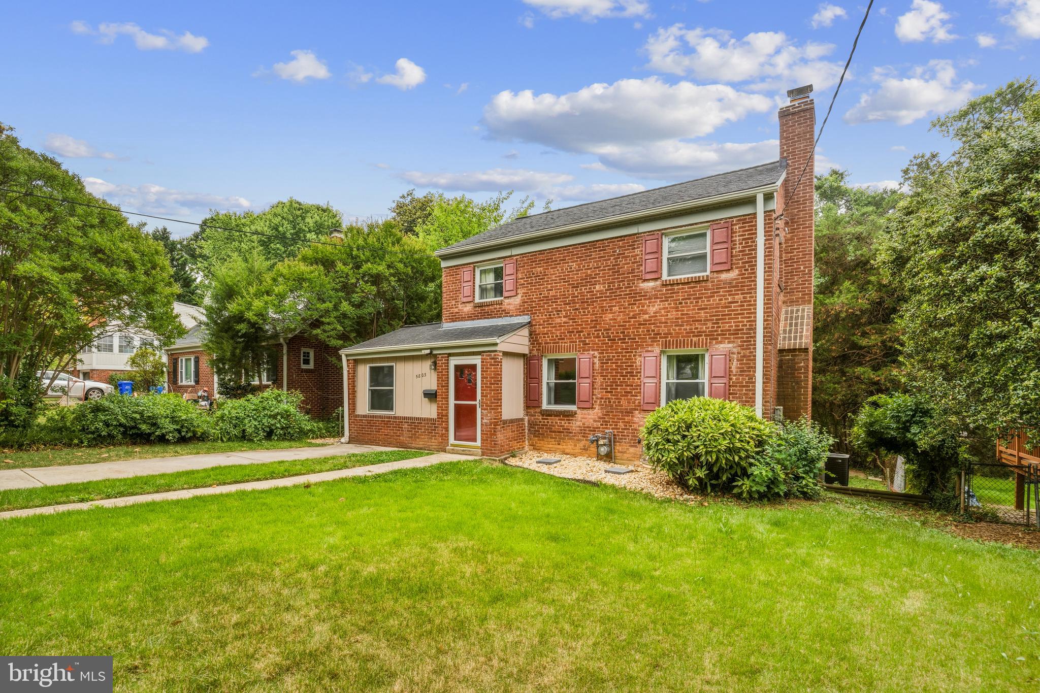 Welcome home to this charming brick Colonial with timeless curb appeal and inviting living spaces throughout. Step inside to a spacious living room highlighted by a cozy fireplace and seamless flow into the separate dining room, perfect for everyday living and entertaining. The refreshed kitchen features stainless steel appliances, ample cabinetry, and convenient access to a mudroom with rear entry. Just off the kitchen, a versatile bonus room offers endless possibilities as a home office, den, playroom, or guest space.

Upstairs, you'll find three delightful bedrooms and a stylishly updated full bath. The finished lower level expands your living options with a spacious recreation area, full bathroom, and laundry area, providing flexibility for work, play, or relaxation. Combining classic character with modern updates, this home offers comfort, functionality, and exceptional value.