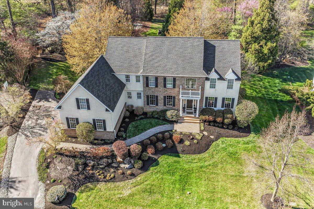 Modern Luxury Meets Classic Elegance in Garnet Valley: Skip the wait for new construction! This spectacular, fully updated 5-bedroom Colonial in Kirkwood Glen shows like a model home. Nestled on a premium .74-acre lot—one of the deepest in the community—this property offers a private, park-like oasis in the heart of the top-rated Garnet Valley School District.   The "Wow" Factor: Recent Major Upgrades - Rest easy knowing every major system and surface has been addressed. 2026 - Brand new Designer Primary Bath, 2025 - New Epoxy flooring in Garage,  2024 - Full Gourmet Kitchen Remodel & Secondary Bath updates,  2024 - New flooring throughout the entire home,  2022 - New Hot Tub/Spa,  2021 - New Roof,  2020 - New HVAC & Dual Water Heaters.    Main Level Living: The open floor plan features 10’ ceilings, extensive custom millwork, and rich dark wood floors. The chef’s kitchen is a showstopper with 42” cabinetry, quartz counters, a pot filler, and double ovens. It flows seamlessly into a sunny breakfast room and a family room anchored by a gas fireplace. Work from home in the private office with custom built-ins, or host gatherings in the formal dining and social rooms.   Upper-Level Retreat: The primary suite is a true sanctuary with vaulted ceilings, a sitting area, and a spa-like bath featuring a rainfall shower and soaking tub. Four additional spacious bedrooms include a "Princess Suite" with a private bath. For ultimate convenience, the laundry room is located on this level, accessible by two separate staircases.   Outdoor Oasis: The backyard is built for entertaining! Enjoy the massive deck overlooking lush gardens, a dedicated paver patio with large firepit and an additional paver patio for extra seating and entertaining. Off of the deck you will also find an additional paver patio with a luxury hot tub.   Location: Prime proximity to the GV School Campus, BYC Fields, Concord Township Park, and tax-free Delaware shopping. Great access to Rt 1, 202, 322 and 95. Very close to the Wawa rail station and less than 20 minutes to the Philadelphia International Airport. This turn-key gem is move-in ready—schedule your tour before it’s gone!
