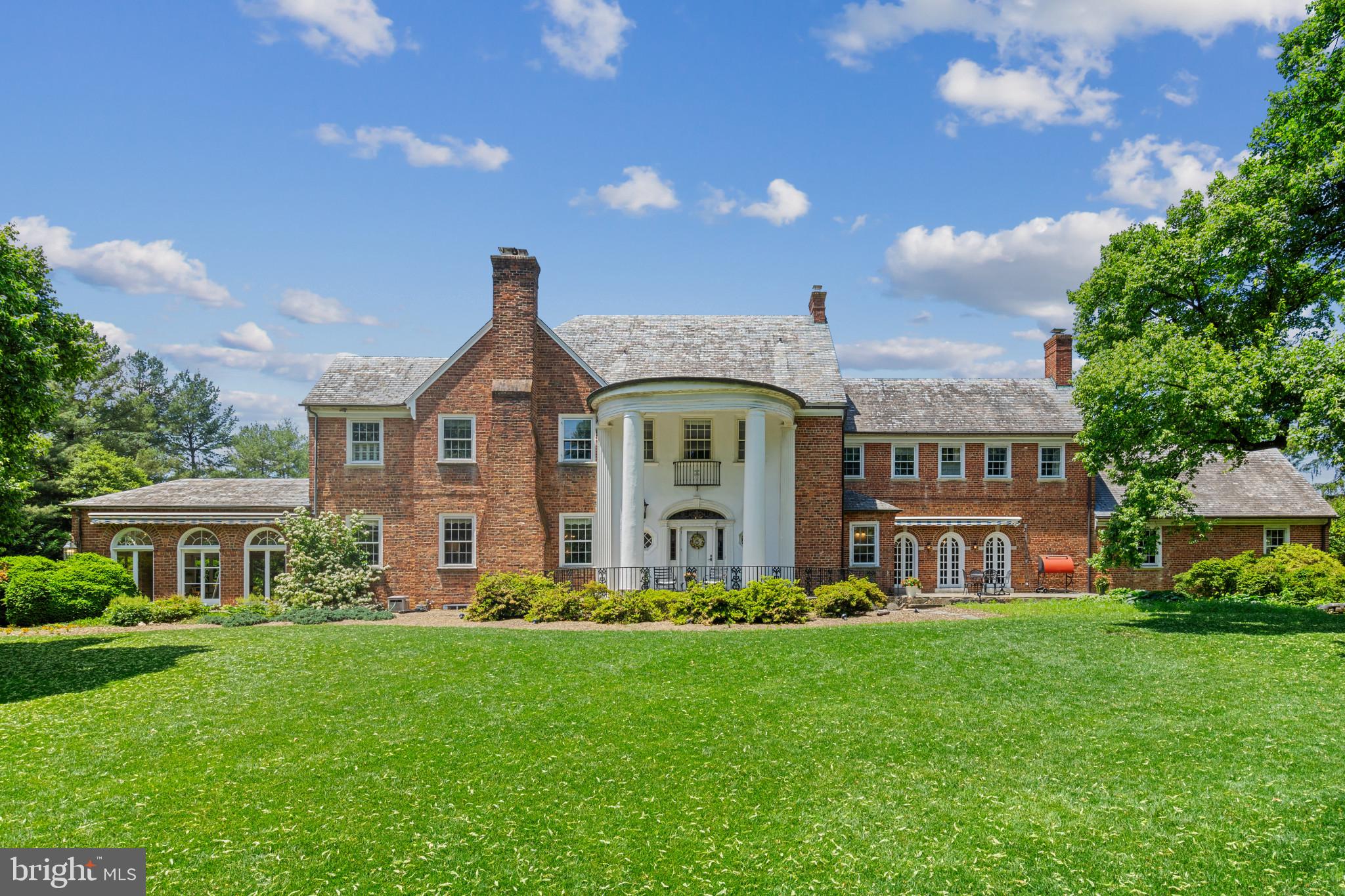 **Main gate entrance is 18900 ALPENGLOW not Gold Mine Place**
Welcome to Howard Hall originally built in the 1700's, reconstructed in the 1930's with major renovations in the 1970's.  In 2019 the kitchen was rebuilt featuring handmade tiles on the heated floors, custom cabinetry with inset doors, natural quartzite slab counters, unlacquered Barber Wilsons London brass fixtures, boxed beam ceilings and a blue 'La Cornue' six burner range with double oven and a pot filler on the back splash.   Many gourmet features for your entertaining needs.  In addition, off the kitchen is a pantry, spacious mud room and back staircase for convenience in family living.  The FirstFloor laundry room is spacious enough for a second refrigerator, freezer, built ins and has lots of light from the large window.  A "picture is worth a thousand words" and the attached photos and floor plan sketch depict all the historic features.  The large windows, 10' ceilings, an 8' X 10' stained glass window containing several family crests and coat of arms, all within view of the spectacular curved staircase featuring solid black walnut railing.  The marble entrance foyer with a Bohemian crystal chandelier leads to random width pegged black walnut flooring.  Enjoy entertaining in the Summer Room with multiple archways and French doors leading to another terrace and garden.  The ample beautiful lawns surrounding the house are maintained effortlessly with two robotic lawn mowers.  The back gate entrance off of Gold Mine Place has a hidden chicken coop/dog kennel and leads to ample parking plus a three car garage.
Upon entering the main gate on Alpenglow to the right there is a maintenance free wildflower garden to enjoy all summer through most of the Fall.   Approaching on the left is ample parking for all your quests.  The spacious front yard holds the 200 year old awarding winning Linden Tree.  Multiple terraces and three awnings with remotes aid in enjoying the breathtaking views all summer long.  The entire 2.2-acre lot is fenced with two entrance gates.
Viewing this home in person will be memorable!