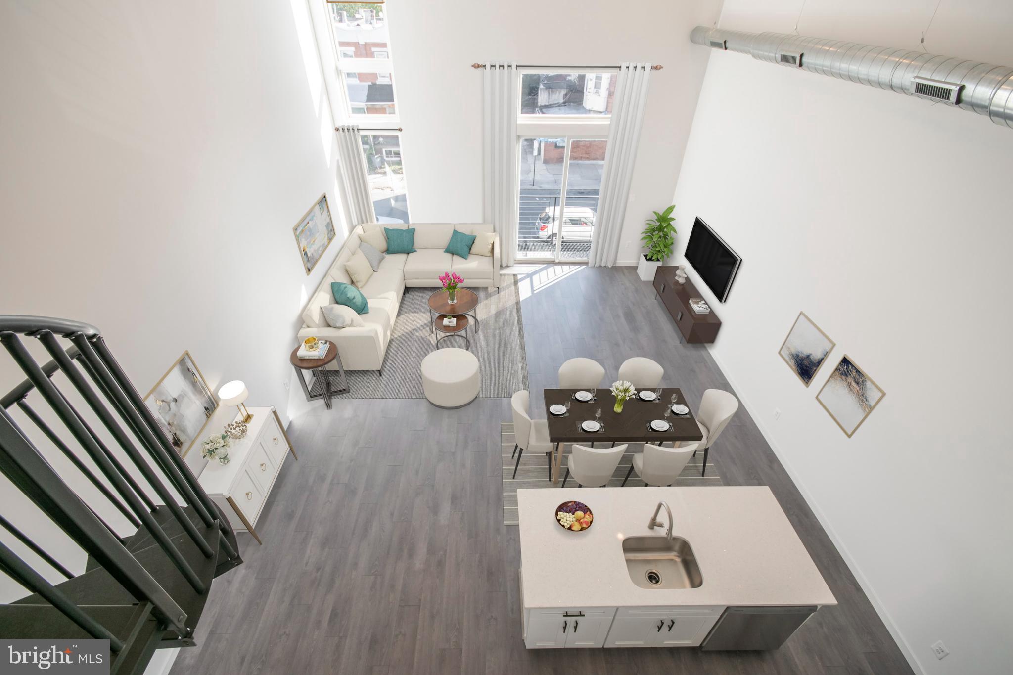 Brand new construction located directly at 57th & Market now ready for rent! This building offers a combination of 1,2 and 3 bedroom units. Unit 4 features two bedroom + bonus room, which can be utilized as bedroom or office / two baths and includes a spacious layout with MSI white quartz countertops + island, stainless steel appliances, hardwood flooring, central A/C, stacked in-unit washer and dryer, e-keypad access, 24/7 CCTV monitoring, convenient access to public transport, balcony walkout and so much more!