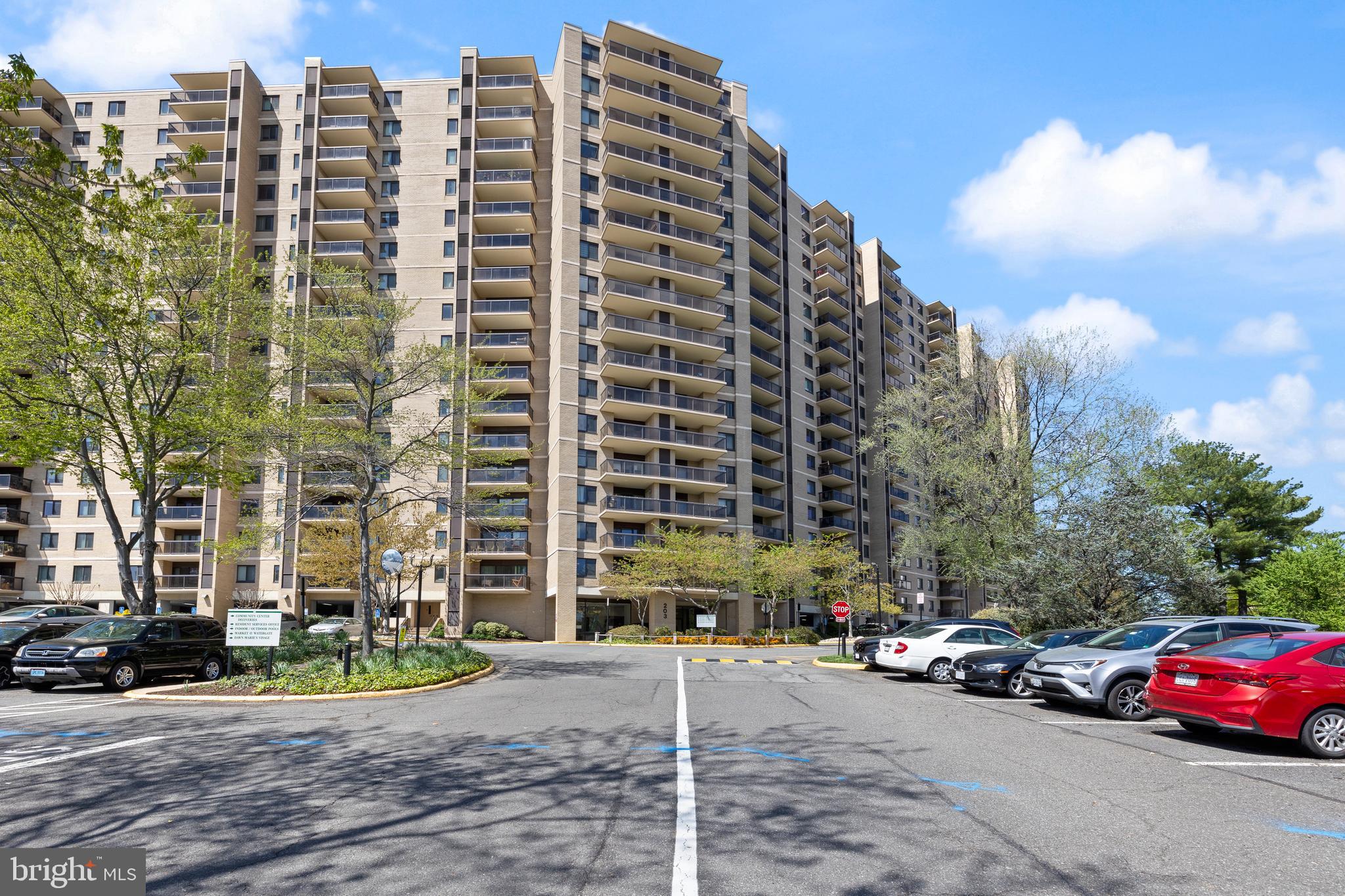 Welcome to the Watergate at Landmark, where your home feels more like a resort.  Every day is a good day at the Watergate.  Wake up, in your new 12th floor 2 bedroom, 1 and ½ bathroom, condo.  Enjoy a cup of morning coffee as you take in the beautiful views from your balcony.  Your new home has been fully updated and well maintained.  

Afterwards, take your pick of morning wellness from the indoor gym, indoor or outdoor pool and hot tub, racquetball, pickle ball, tennis, soccer, basketball, putting green, or just a walk around the grounds.  After an invigorating workout, relax in the sauna.  Stop by the convenience store and pick up breakfast before work; and if you don’t want to move your vehicle out of your garage space, take the shuttle to the metro.

After work, you can stop by the game room for pool, air hockey, table tennis or work on your golf swing.  There is a lounge area and a bar to socialize with other community members. Did I mention it is a 24-hour gated community with a security team that walks the property often.  The Watergate is a beautiful community that promotes longevity.  There are several people who are active residents and have lived there for up to 50 years.   So don't wait any longer, your personal resort is waiting for you.
 
P.S. No separate utility bills to pay, they are included in the condo fee.