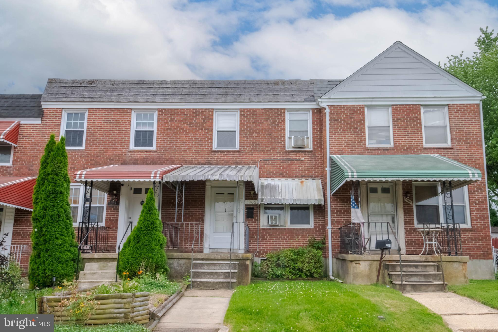 Professional photos coming soon! There is a lot to love about this affordable 2BR/ 1.5 BA home! Yes it needs a little TLC, but put in the sweat, build some equity and call it home! For those looking for an investment, this is an easy turnaround for rental or go the extra mile for a rehab.  Covered front and back porches, hardwood floors, new furnace, partially finished lower level with walkout to a huge fenced back yard with additional parking. Plenty of parking on the street as well.  Backs to trees and CCBC grounds. Super easy access to public transportation, Merritt Park shopping center with Texas Roadhouse, Chili's, Chipotle, Urgent Care center, the North Point Branch Public Library and more! Great location with tons of potential. Make your appointment today!