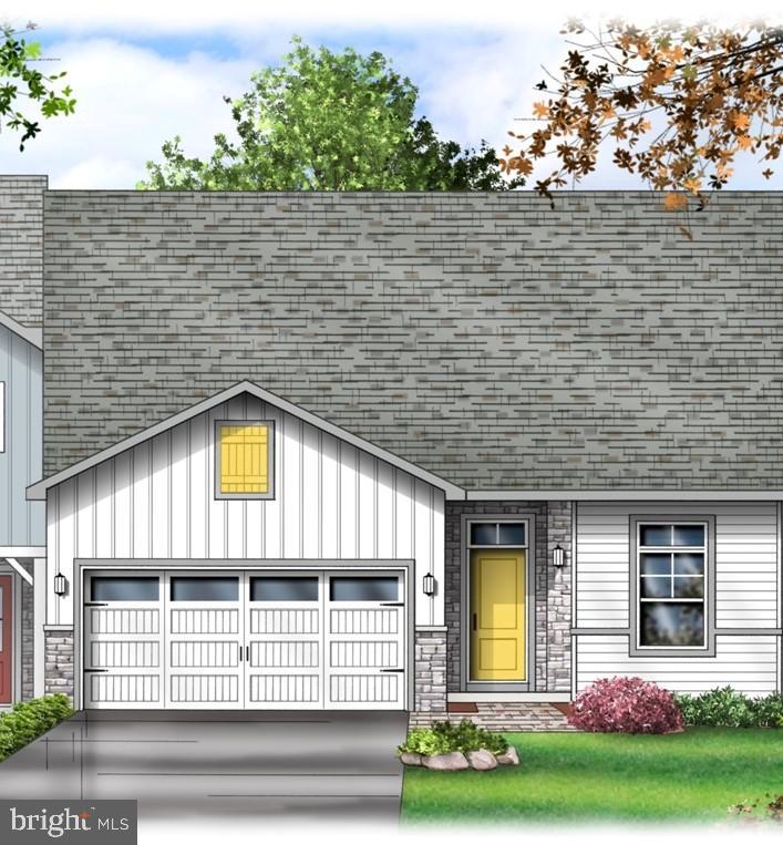 The Kendal 1 1/2 story interior home (#39) is 36’ wide, boasts first floor living in a bright and cheery open floor plan with 9' ceilings.  It has a premium view out the back. It has 3 bedrooms and 3 full baths.  The well-proportioned owner’s suite includes a large walk-in  closet and generous owner’s bath.   The owner's bath has a tile floor, 5' shower, 6' double vanity, and linen closet.   The chef in the family will appreciate the sizable kitchen with granite countertop, pantry, microwave vented to the outside and 5’ kitchen island.  The Great Room and dining room has an 11' high ceilings, lots of windows and cozy gas fireplace. The upstairs bedroom is spacious with a large walk in closet and attached full bath - perfect for guests!   All homes in Peregrine feature Superior Wall basements - this is a very large bright, walk-out 9' high unfinished Superior Wall basement with 8x8 brick patio off the slider door.  Plenty of room to finish and still have plenty of space for storage.  The Kendal also offers a 2-car garage with extra storage space leading into the laundry room with a laundry tub.  Enjoy entertaining on the composite deck.  Construction now underway with an estimated Jan '27 delivery.   Still time to pick your own interior finishes!

Peregrine is a townhome community located in the peaceful countryside, but conveniently located within minutes to  Rte 30 and major shopping.  Homes are built by "BEST OF" award winning builder Millfield Construction Company!