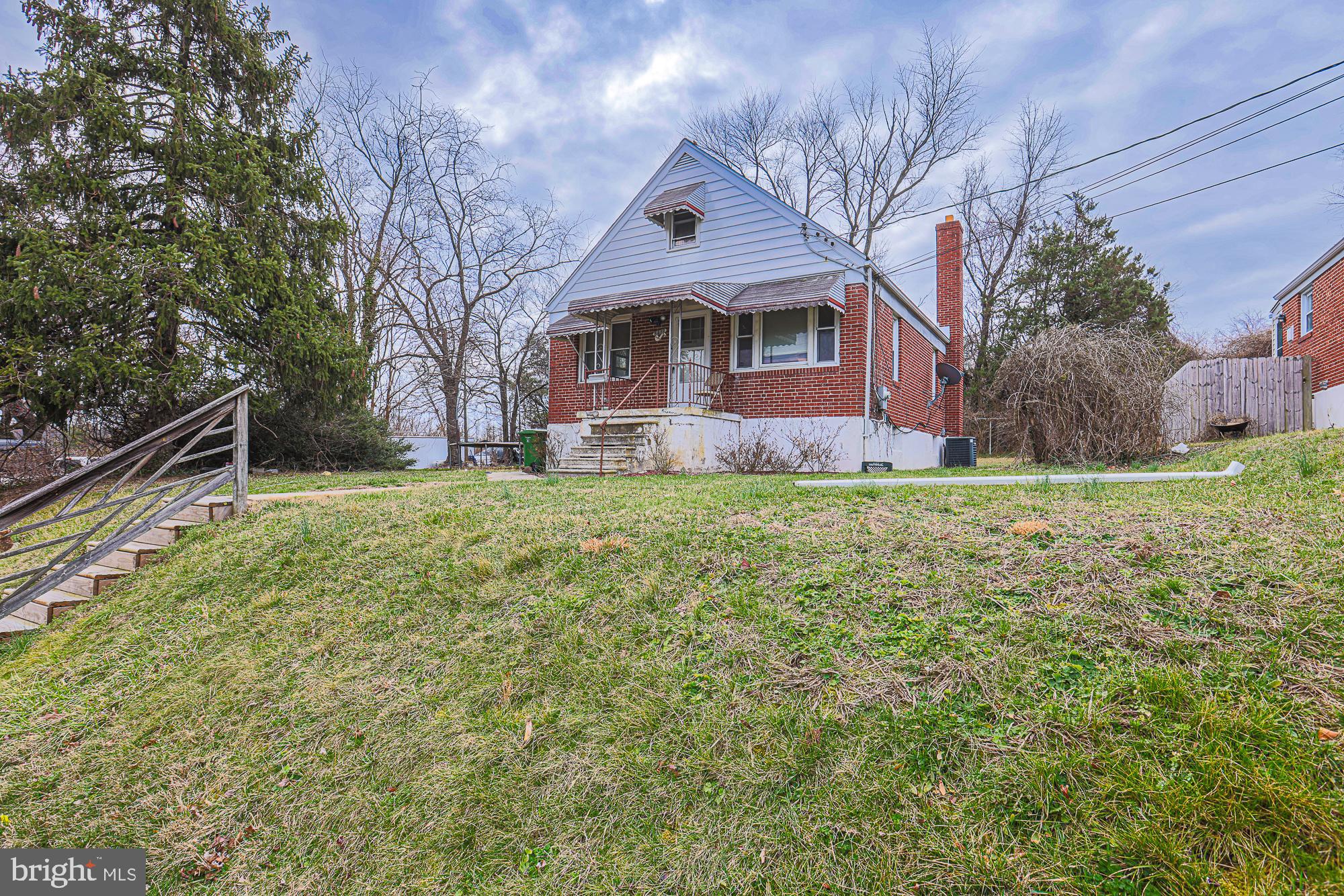 WELL MAINTAINED 4 BEDROOMS 2 FULL BATH BRICK CAPE COD. THIS HOUSE COMES WITH AN ADDTIONAL LOT BEHIND THE HOUSE.  COULD BE USED FOR A GARAGE ETC... COVERED FRONT PORCH. ALL APPLIANCES CONVEY. FRESHLY PAINTED ON THE MAIN LEVEL FULLY FINISHED WALK OUT BASEMENT WITH A FULL BATHROOM.