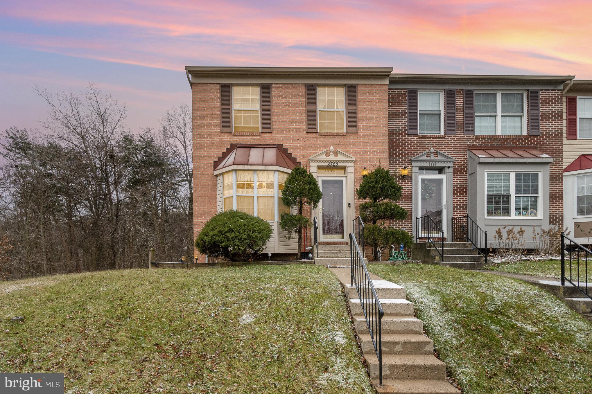 This charming 3-bedroom, 2- Full and 2 half bath brick townhome is a perfect blend of comfort, style, and functionality. Nestled in the sought after community of Ridgely's Choice. The finished family room in the basement provides additional living space for entertainment with access to a huge yard. Recent updates include Roof (2021), water heater (2022) and HVAC (2023).  This home is a must see. Schedule your showing today. Bring all offers!