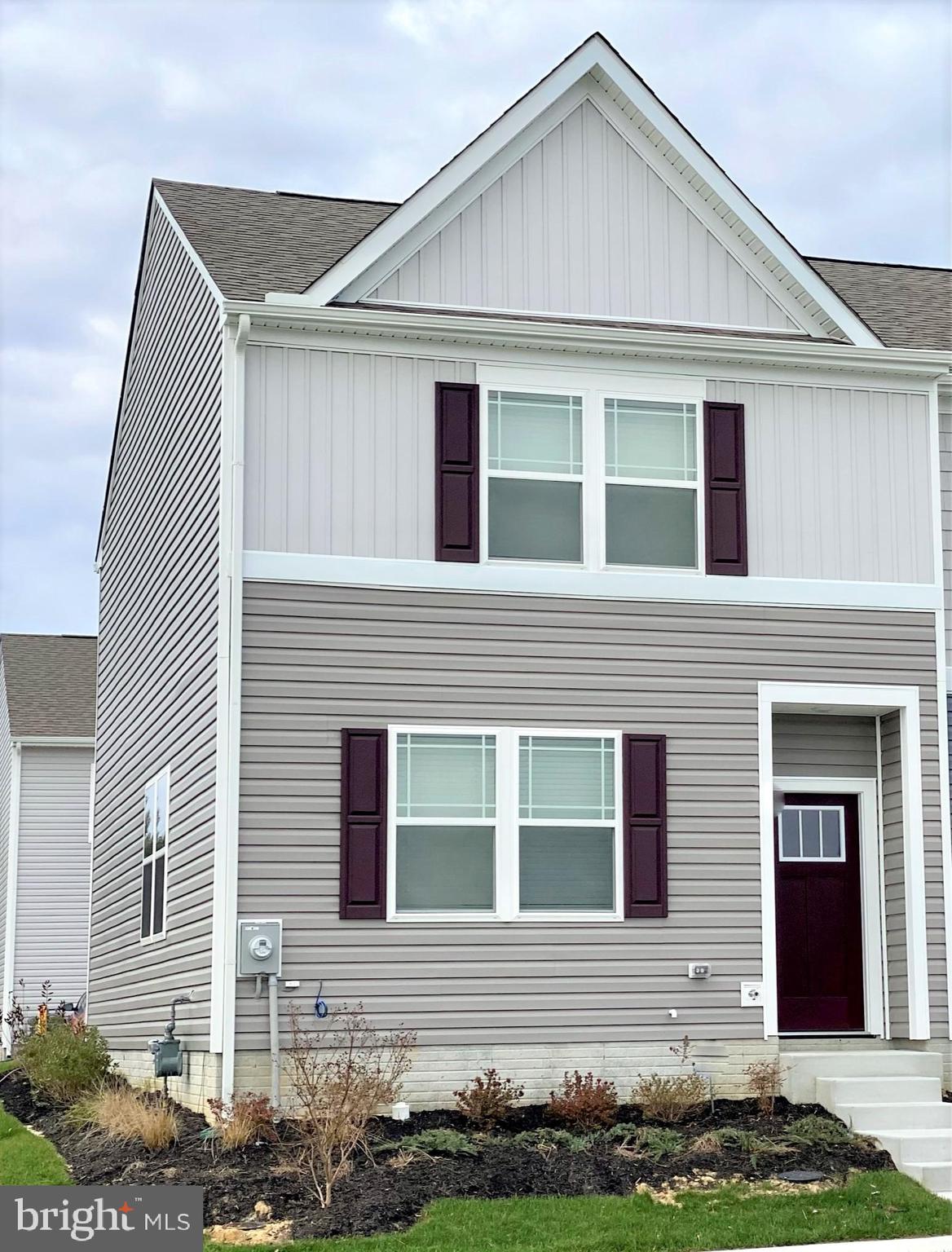 Only quick move-in end of unit townhome currently available in Sassafras Meadows! This two-story Jefferson is an open-concept townhome with three bedrooms and two and a half bathrooms. The first floor is spacious with a large, thoughtfully designed kitchen with beautiful white cabinets, stainless steel appliances, a storage closet, and a peninsula island with space for seating. The kitchen is open to the living and dining area providing your ideal space to entertain. The first floor also offers a powder room. The second floor has three large bedrooms, each with plenty of closet space, a hall bathroom, a linen closet, and a laundry closet with an included washer and dryer. The owner’s suite offers privacy away from the other bedrooms and features its own full bathroom and a walk-in closet. The included white blind package and the exclusive D.R. Horton Smart Home® package will give you complete peace of mind. Pictures, photographs, colors, features, and sizes are for illustration purposes only and will vary from the homes as built.