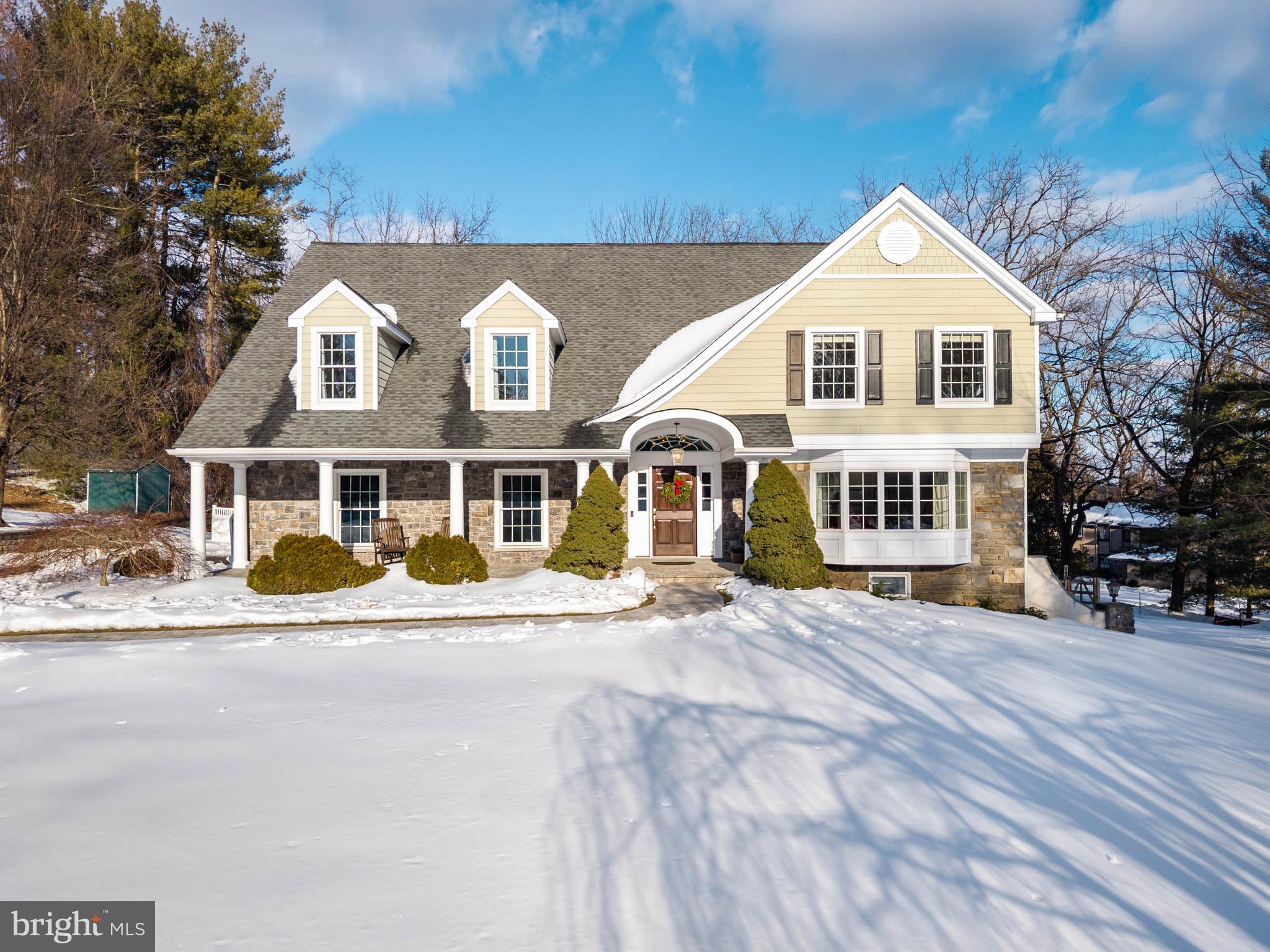 Welcome to Your Forever Home in the Heart of Villanova
Discover 541 Atterbury Rd, a custom-built masterpiece (2009) that seamlessly blends the rugged charm of a Montana mountain lodge with modern suburban sophistication. Nestled at the end of a private cul-de-sac on over an acre in the top-rated Radnor School District (feeding the #1-ranked Ithan Elementary), this estate offers unparalleled luxury and privacy. With seven HVAC zones, you have economy and comfort in 6,294 finished sq ft of architectural genius.
Exceptional Exterior & Outdoor Oasis
The home’s striking curb appeal features low-maintenance granite stone, Hardie Plank siding, and Azek trim. A new concrete paver front walkway, covered front porch & side walkway were installed in the fall of 2025. Your back exterior and yard create a private outdoor sanctuary, headlined by a stunning saltwater pool with a tranquil rock waterfall. Relax on the expansive, IPE wood rear covered porch, perfect for al fresco dining or sipping morning coffee while overlooking lush, serene surroundings.
Sophisticated Main Level
Inside, a dramatic center hall leads to a breathtaking Great Room featuring:
  15-foot ceilings and walls of windows, including clerestory windows for an abundance of natural light.
"Treehouse-like" views of the verdant landscape.
  Rich Brazilian Cherry hardwood floors that flow throughout the main and bedroom levels.
The gourmet Cook’s Kitchen is a culinary dream, equipped with top-of-the-line appliances (including two Miele dishwashers), a massive quartz island, a large walk-in pantry, and seamless flow into the dining and living areas. A private guest bedroom suite is smartly tucked away on the main floor apart from your second floor family bedrooms.
Luxurious Upper Level
The Primary Suite is a true retreat, offering sunrise views over the pool, hidden dimmable lighting, a sitting room, and a desk alcove. It features:
Dual walk-in closets.
A spa-inspired bath with dual vanities, a Pearl air-jet soaking tub, and an advanced rejuvenation shower system.
Three additional auxiliary bedrooms—one ensuite and two sharing a Jack-and-Jill bath—all feature spacious walk-in closets. A stylish, functional laundry room with built-in cabinetry completes this floor.
Versatile Above Grade Walk-Out Lower Level
The bright, finished above grade lower level offers endless possibilities:
A large family/game room perfect for billiards or movie nights.
A large dedicated home office or bedroom with a private full bath.
A 2nd full bath with easy exterior access to the swimming pool.
Substantial utility storage and a natural gas generator for peace of mind.
Prime Location & Community
Residing on this Radnor cul-de-sac offers a true community lifestyle. You are surrounded by a close-knit neighborhood while enjoying the serenity of a private estate. With seven HVAC zones and meticulous architectural detail, this Villanova gem offers the perfect balance of serenity and sophistication.