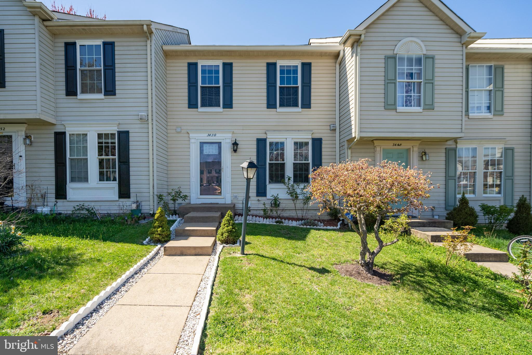 Updated townhome in sought after Princeton Woods ready for tenants!  Main level includes a half bath, bright, country kitchen with table space, open living room/dining room with access to large rear deck overlooking woods.  The upper level features 2 master suites, each with a full bath and ceiling fan.   Plenty of extra living space in the finished, walkout lower level can be used as a  rec room or legal bedroom, full bath, laundry and storage room.  Easy to maintain, engineered wood floors throughout.  Dogs case by case.  No cats.   Enjoy the community amenities such as an outdoor pool, tennis courts and playgrounds.  Perfect location for commuters.  Close access to 95, community college and Quantico.  Convenient location to Potomac Mills, Wegmans, Ikea, Marine Museum and Leesylvania State Park.