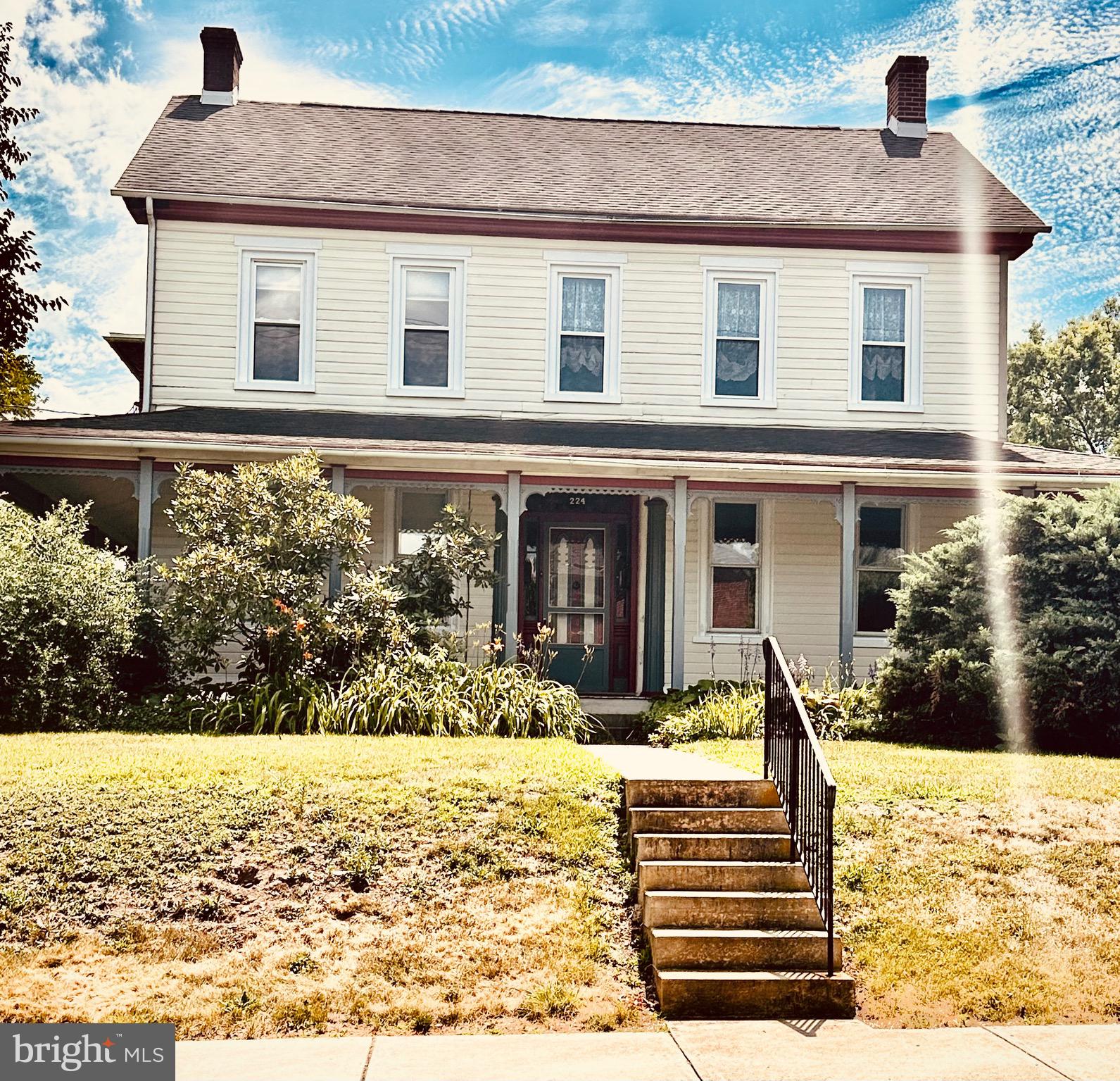 Your search is over!  Come check out this very spacious 3 bedroom, 1 bathroom, second floor rental unit with bonus room in attic in Sellersville.  This is a must see.  From the street you can see the character of this structure.  The covered front porch and vibrant front door are truly welcoming. Enter from the ground level in the rear of the building.  To the left, is a mudroom with the washer and dryer.  From here, you can access the charming wrap around front porch. Upstairs are three bedrooms, a large living room, a full bathroom with access to the back porch, eat-in kitchen and bonus room in the attic.  There is a spacious backyard with a walkway that leads to two parking spaces per unit.  This unit was recently renovated and painted throughout.  Tenant responsible for all utilties.
