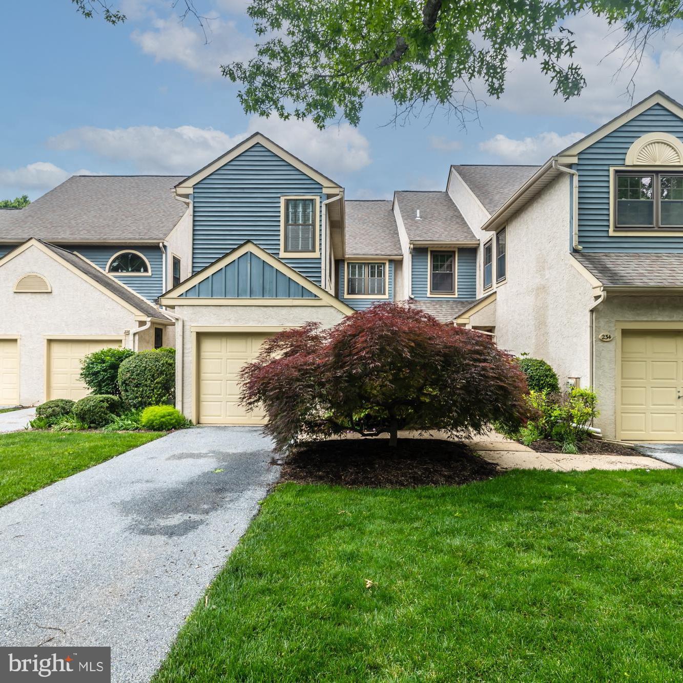 Don't miss this beautifully upgraded charmer in the desirable Terraces of Windon! This spacious 3-bedroom, 2.5-bath townhome in a serene location checks all the boxes and offers an exceptional opportunity to own in this low-maintenance neighborhood, within walking distance to downtown West Chester.

This updated home features Brazilian cherry hardwoods throughout the first and second levels. The renovated kitchen is open and bright, with stainless steel appliances, a breakfast bar, granite counters, beverage refrigerator and newer cabinetry. The open living and dining area boasts a wood-burning fireplace and a slider to the deck. Down the hall, you'll find a modern powder room and access from the main level right into the garage (so convenient!)

Upstairs, the spacious primary bedroom impresses with a renovated en suite bath featuring an oversized walk-in shower and double sinks, plus two custom closets. Down the hall is a convenient upper-level washer/dryer area and a second spacious bedroom with its own en suite bath. A third bedroom on the upper level offers double custom closets, newer hardwoods, and an abundance of natural light from multiple skylights — making it an ideal home office or guest room.

The walkout daylight basement is finished with a slider to the backyard and includes a large dedicated storage area. This lovely quiet tree lined neighborhood is welcoming and within walking distance to the elementary school, the quaint town of West Chester and all the spectacular amenities it offers- restaurants, shopping and numerous community events. Convenient to major routes , local historic sights and trails.