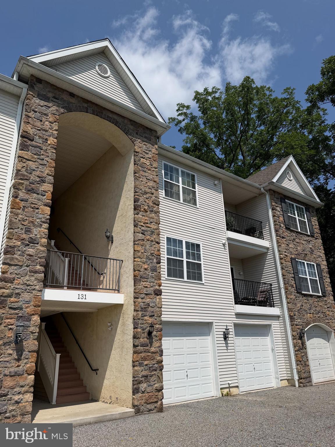 ***Professional Pictures coming by Tuesday***
Welcome to Perkiomen Place Condominiums, where comfort, convenience, and nature come together. This beautifully maintained, original-owner 2-bedroom, 2-bath top-floor condo offers the perfect blend of privacy and low-maintenance living. Ideally situated in the rear of the community, the home backs to mature trees and provides direct access to the Perkiomen Trail. Simply climb the nearby staircase and you'll be on the trail in moments, ready to enjoy walking, running, biking, or taking in the beauty of the outdoors.

Step inside to a hardwood foyer that opens to a bright and spacious floor plan highlighted by a dramatic two-story vaulted living room. The adjoining covered balcony overlooks the peaceful wooded setting, creating the perfect place to relax and unwind. The eat-in kitchen features 42-inch cabinetry, ample counter space, and includes the refrigerator, range, built-in microwave, and dishwasher.

The thoughtfully designed main level offers two generously sized bedrooms and two full baths, with large walk-in closets in both bedrooms. A convenient laundry room includes a washer, dryer, and utility sink.

Upstairs, the spacious loft overlooks the living room and provides exceptional flexibility for a home office, family room, fitness area, hobby space, or guest retreat.

Additional highlights include a separately deeded one-car garage that will convey with the sale.  

If you've been searching for a low-maintenance home without sacrificing space, privacy, or outdoor recreation, this exceptional condo is a rare opportunity. Enjoy the benefits of no neighbors above, a tranquil wooded backdrop, direct access to the Perkiomen Trail, and a location just minutes from shopping, dining, and major commuter routes.