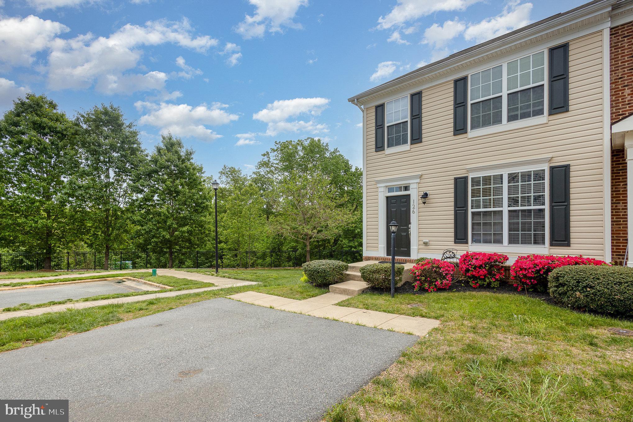 Welcome to this stunning 3-bedroom, 3-bathroom end unit townhome offering approximately 2,200 sq ft of well-designed living space. Built in 2008 and lovingly maintained, this home features gleaming hardwood floors throughout the main level and an impressive two-tier deck—perfect for relaxing or entertaining. Nestled at the end of a private street in a sought-after community, this home offers both privacy and convenience. Located just minutes from Stafford Marketplace for all your shopping needs, Stafford Hospital, The FBI Academy, Quantico, and major commuter routes (I-95, Route 1, and VRE), you'll enjoy easy access to everything you need.

Don’t miss your opportunity to call this move-in ready home your next home in one of Stafford’s most desirable neighborhoods!