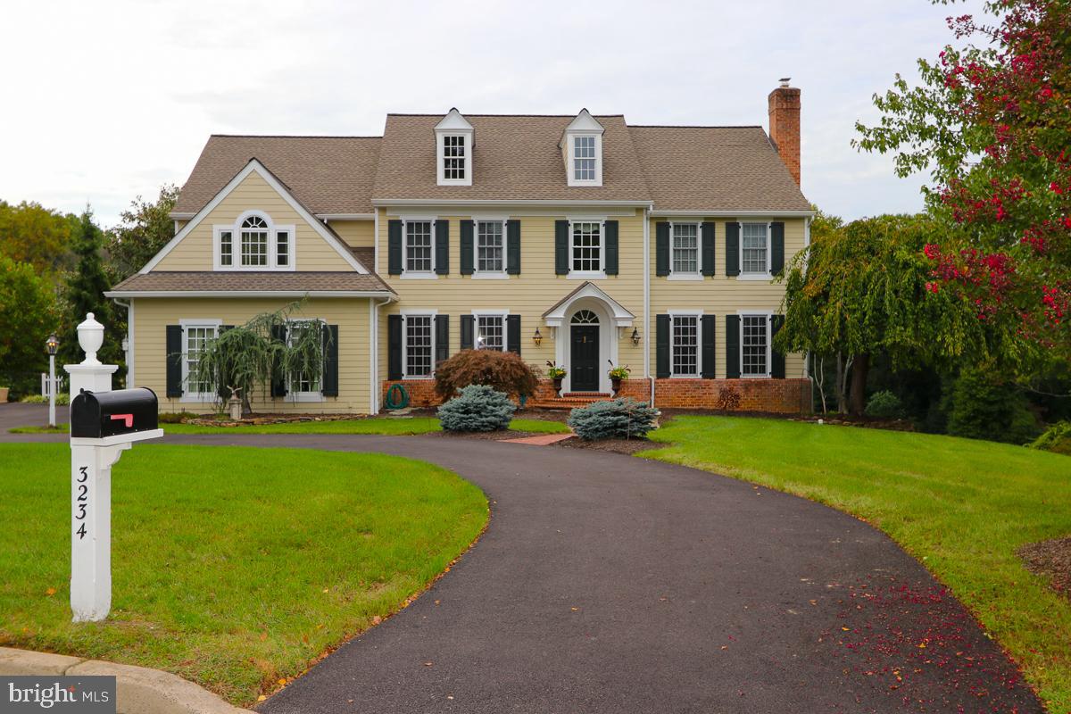 Beautifully maintained and updated 2 Story Colonial Home designed in a traditional "Williamsburg" style. Home features 5+ bedrooms, 4 full baths and 2 powder rooms. Main level consists of a grand foyer center hall entry, Living room with a gas F/P and mantel, Formal Dining room with wainscoting and chair rail, Large eat-in kitchen with breakfast area, Subzero refrigerator, double oven, electric cooktop, dishwasher and garbage disposal, adjoining Family room with wood burning F/P, Den/Office conveniently situated with glass panel doors for privacy. This level also features a powder room, laundry room and access to the 3 car garage with electric garage door openers and new doors in 2024. Upper level consists of Primary suite with bedroom area with tray ceiling, sitting area with vaulted ceiling and large Primary bathroom with soaking tub, separate shower and 2 separate sinks. Bedrooms 2 and 3 are good sized and share a Jack&Jill bathroom with double sinks and a stall shower. Rounding out the upper level are bedrooms 4 and 5 which share the full hall bathroom with tub/shower combination. The upper level hallway features a custom painted wall mural in the spirit of the Williamsburg theme. 
The finished lower level features a large finished area for hanging out, watching games and relaxation time. The lower level also features a large guest/possible in-law suite/nanny/au pair or whatever fits your needs with walk out access to the rear of home. The "guest suite" consists of a large kitchen/dining area, bedroom and a full bath with a stall shower. There is a also a powder room on this level as well as hook ups  washer/dryer for added convenience. Additionally, there is a large separate area for the mechanicals and plenty of storage.
New roof was installed to replace original cedar roof in August 2020 with new plywood. 
Property borders the Pennypack Ecological Trust on the side and rear of the house which is protected from any future development. Enjoy panoramic views in all directions of the home and the expansive patio and deck along the rear of the house. Phenomenal location in Lower Moreland and yet convenient to PA 276, Rt 232, I95 and RT 1.  Located in the highly rated and desired LOWER MORELAND SCHOOL DISTRICT!