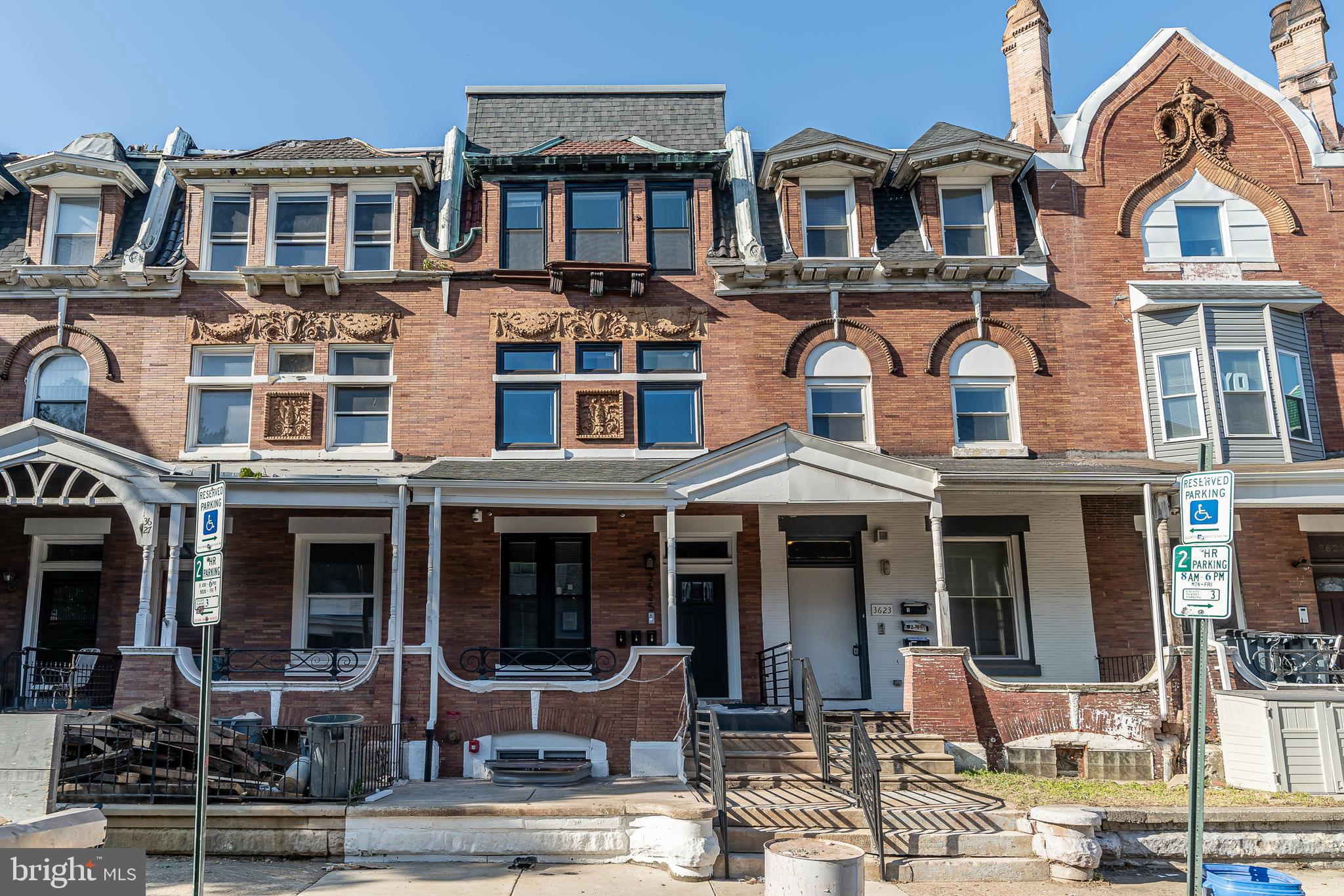 Calling all investors! Don’t miss the opportunity to own a luxury-style triplex with over 4 years remaining on the tax abatement in the heart of Powelton Village, located right on Drexel University’s campus. This well designed property blends Philadelphia’s historic charm with modern, move in ready living and is fully rented through the end of August 2026, offering immediate rental income. Each spacious condo style unit featuring open concept layouts, tall ceilings, abundant natural light, and stylish finishes throughout. Unit 1 offers a 4 bedroom, 4 bathroom layout with access to a private back patio. Units 2 and 3 each feature 2 bedrooms and 2 bathrooms, giving every bedroom its own full bath, an ideal setup for roommate living. All units include upgraded kitchens with stainless steel appliances, quartz countertops, spacious bedrooms, and in unit washer and dryers. Renters enjoy a large shared rooftop deck with beautiful views of the Philadelphia skyline. Each unit is separately metered for gas and electric and has its own gas furnace and water heater. Located near Drexel University, Penn Presbyterian Medical Center, and the University of Pennsylvania, the property is within walking distance to restaurants, shops, and public transit. This is a fantastic opportunity to own a modern income producing triplex in one of Philadelphia’s most desirable university neighborhoods!