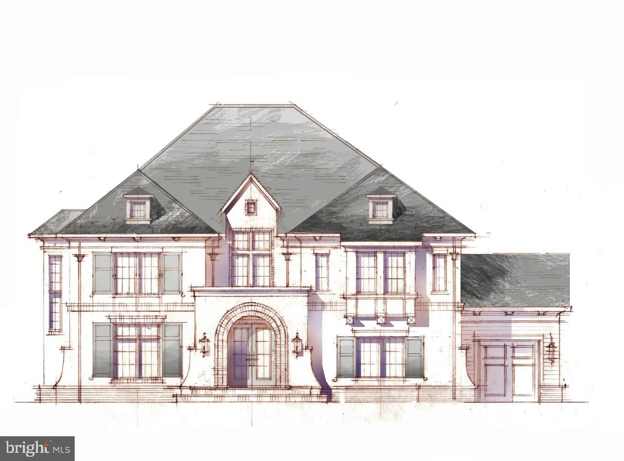Cherry Hill Custom Homes presents 1038 Dead Run Drive, another beautiful design to-be-built in a quiet and convenient McLean location. Prominently sited on almost a half-acre lot, this home features 6 bedrooms, 6 full bathrooms, and three powder rooms with over 7900 square feet of finished living space on three levels. The main level includes 10ft ceilings, gorgeous wide-plank white oak engineered wood floors, a beautiful gourmet kitchen with rear prep kitchen, state-of-the-art appliances, frame-less custom cabinetry, and quartz countertops. The great room with coffered ceiling and gas fireplace with tile surround is flanked by a large, screened porch overlooking a generous back yard with plenty of room for a pool. A private study with built-ins and a guest suite complete the main level. The upper level is highlighted by a luxurious primary suite with walk-in closet with built-ins and connectivity to the laundry room, a spa-like bathroom with double vanities, stand-alone soaking tub, and heavy glass enclosed shower, three secondary en-suite bedrooms, and a vaulted loft. The lower level will include a rec room with full-size wet bar with island, an exercise room, an additional bedroom with full bathroom, and a finished storage space with optional ability to build out as a wine room. The home also has a built-in elevator shaft for optional conversion. Convenient to the beltway, Tysons, and all the shops and restaurants of downtown McLean. Churchill ES, Cooper MS, Langley HS. Delivery Spring 2024. Still time to choose finishes. Interior photos are from other projects recently completed by Cherry Hill Custom Homes.