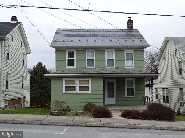 Well maintained 2 story Colonial in Windsor Boro. This property features a covered front porch, balcony and a great 2 car detached garage that features additional storage above. Updated kitchen with modern appliances, updated full bathroom, 2 comfortable bedrooms, front bedroom features a walk in closet.  Back bedroom has attic access.  Walk in cedar closet.  Full walk out basement.  First floor office with built-ins, and a separate entrance to the front porch.  All appliances stay!  This home is move in ready.