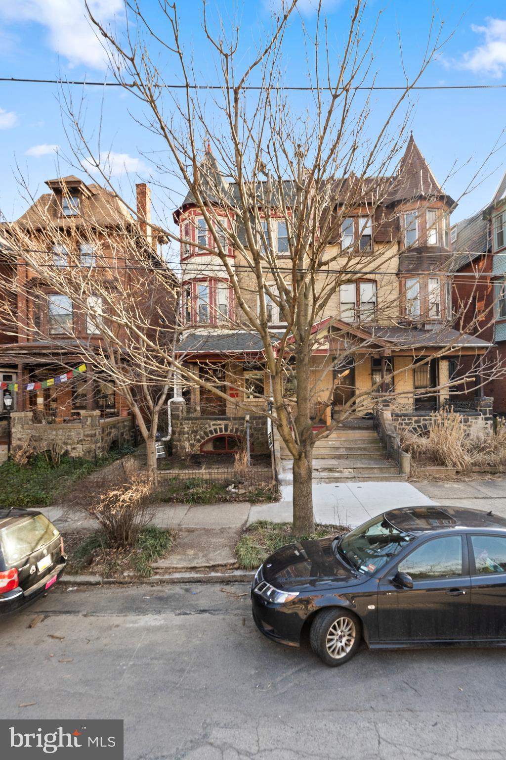This gorgeous Victorian twin c.1900 is loaded with the original details that make West Philly, West Philly:  leaded glass, decorative fireplaces, natural woodwork, hardwood & pine flooring, pocket doors, the original staircase, Lincrusta-style wall coverings, and even a tower! There’s a classic kitchen which includes the original butler's pantry and has plenty of room for friends to gather around the cook.  The living room and dining room are large and there’s a private back yard and a convenient 1st floor half bath, so the house works well for entertaining. Upstairs are 6 large rooms and 2 baths.  The seller has made many upgrades, including the removal of all old electrical wiring.

Located in University City’s popular Cedar Park neighborhood, this house is just north of Baltimore Avenue, the community’s “main street” with eclectic dining & shopping.  Baltimore Ave.’s #34 trolley will whisk you to center city in just 15 minutes, stopping at UPenn & Drexel U along the way. This pretty, tree-lined block is in the catchment area for the K-8 HC Lea public school, which receives support from UPenn.