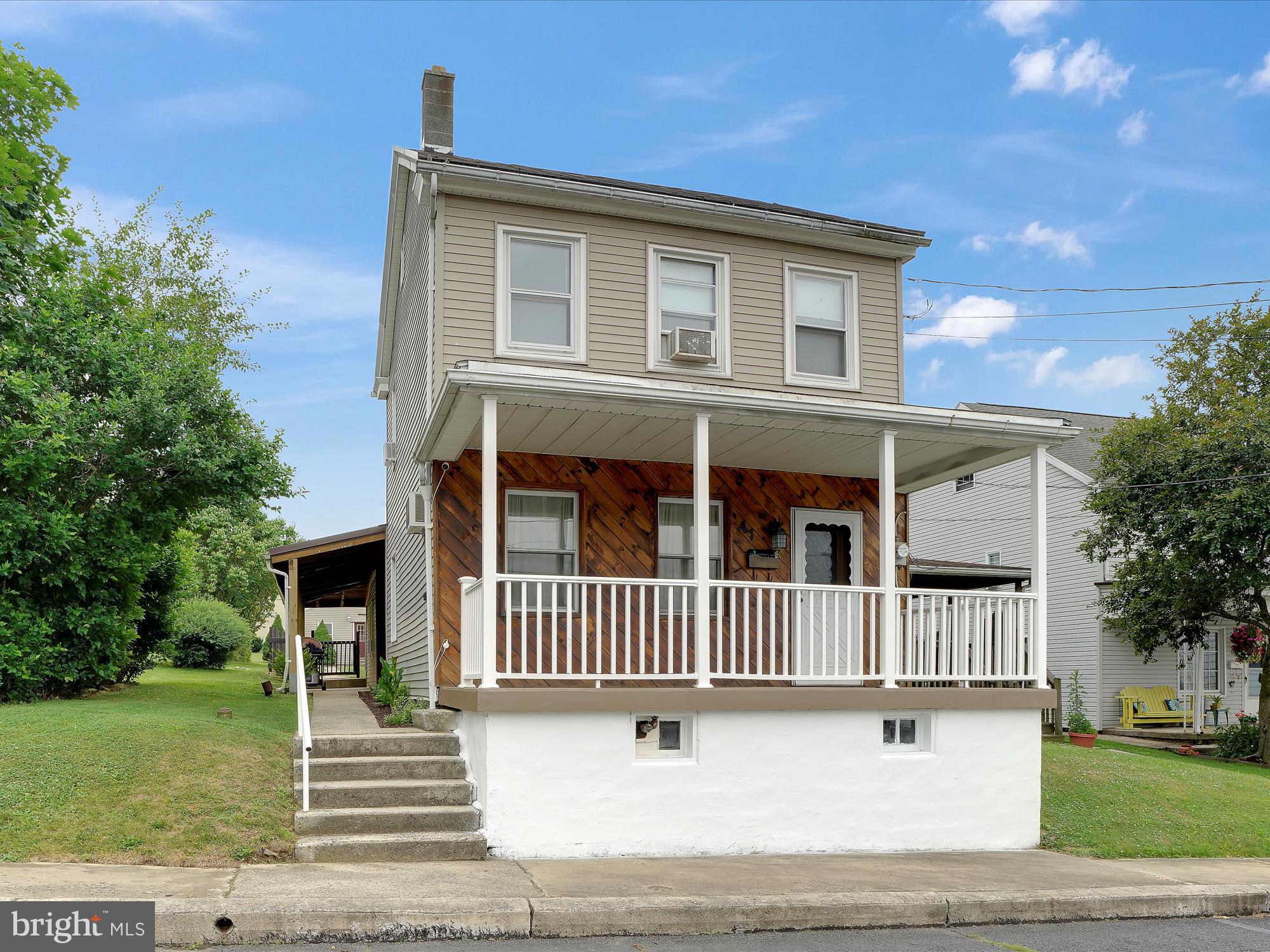 Ready for new owner!!  Well maintained &  spacious this Cressona Single offers many of the  items buyers want in their new home.  Enjoy the warm weather on the welcoming front porch or on the large covered patio conveniently located off the kitchen and enhanced by the new metal roof & posts installed 2018.  Recessed lights offer illumination to the 30 handle updated kitchen with a large pantry that offers the front load washer & dryer plus shelves for storage.  The center island is great for extra workspace & for informal dining (the chairs remain). The dishwasher, refrigerator, washer & dryer are only about 5 years old & will remain to make your move easy!  First floor bath is convenient - new toilet 2019. A garden window adds a pleasant focal point to the formal dining room. (Most windows have been replaced.)  New wall to wall throughout the living room, dining room & 4th bedroom installed 2018.  The main level bedroom can be utilized as an office, toy room - you decide.  Three bedrooms and a full bath complete the second floor.  Plenty of closet space and an attic for additional storage.  The fenced yard is perfect for pets & children to run & play.  The large shed is perfect for additional storage.  The detached 2 car garage with auto opener alleviates parking woes.  Home - where memories begin and hearts never leave!!  A beautiful place to reside!!
