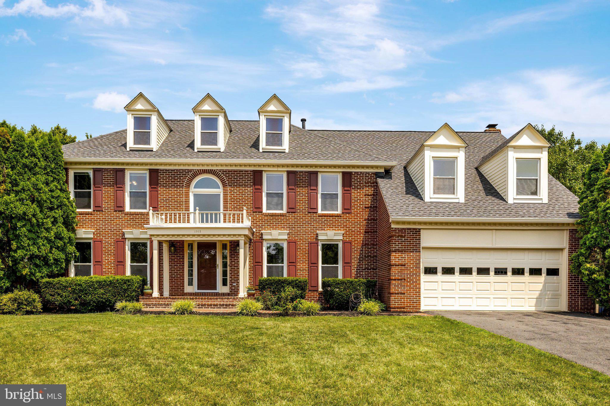 Welcome to this pristine Richmond American Radcliffe model, a beautifully maintained three-level colonial nestled on a quiet cul-de-sac in the highly sought-after Four Seasons community of Herndon. Offering five spacious bedrooms, four and a half bathrooms, and an oversized two-car garage, this exceptional home combines timeless elegance with generous living spaces designed for both everyday comfort and effortless entertaining.

Step inside to a dramatic two-story foyer featuring gleaming hardwood floors and elegant crown molding. The sun-filled living room creates a bright and inviting atmosphere, while the spacious family room, complete with a cozy gas fireplace, provides the perfect gathering space. A formal dining room offers an elegant setting for holiday meals and special occasions.

The expansive kitchen is a chef's dream, featuring a large center island, abundant cabinetry, a pantry, a gas JennAir cooktop, double wall ovens, a breakfast bar, and a bright morning room overlooking the beautifully landscaped backyard. From the kitchen, step outside onto the spacious deck, creating the perfect setting for outdoor dining, entertaining, or simply relaxing while enjoying the private backyard.

The upper level offers an exceptionally rare floor plan with five generously sized bedrooms and three full bathrooms. The luxurious primary suite serves as a private retreat with vaulted ceilings, skylights, a spacious walk-in closet, and a spa-inspired en-suite bath featuring dual vanities, a soaking tub, and a separate shower. The additional bedrooms are generously sized and share well-appointed secondary bathrooms, providing exceptional comfort and convenience for family and guests.

The finished lower level expands the home's living space with a large recreation room that is perfect for movie nights, game days, a home gym, or a guest suite. A full bathroom and abundant storage complete this versatile level.

Ideally located just minutes from major commuter routes, Dulles International Airport, the Silver Line Metro, shopping, dining, parks, and everyday conveniences, this remarkable home offers the perfect blend of luxury, space, and location. Don't miss this rare opportunity to own one of Four Seasons' most desirable floor plans in one of Herndon's premier neighborhoods.