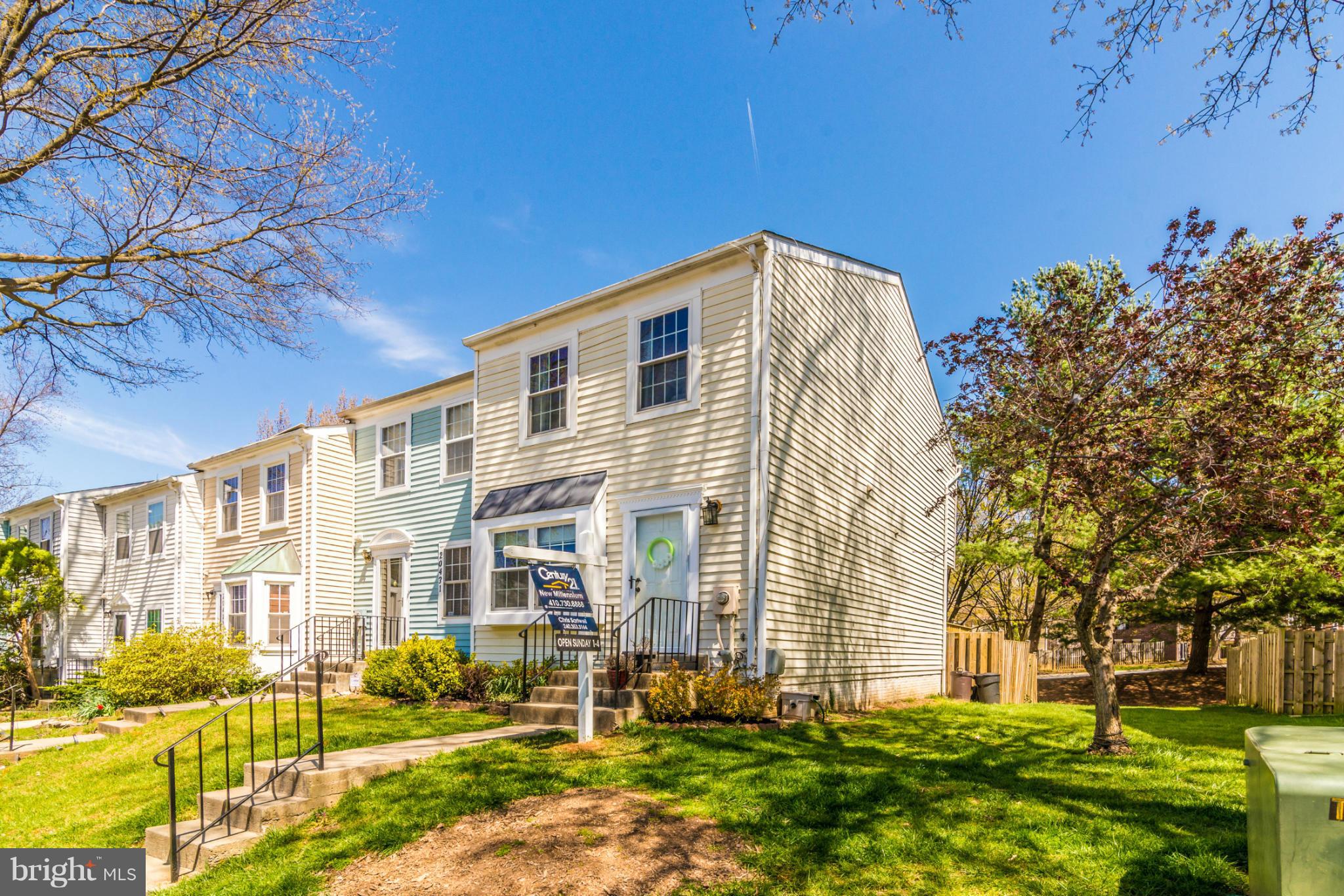 End unit gem walking distance to water!  Too many updates to mention- roof, windows, baths, hvac, paint and carpet, basement tile, doors.  Recently refinished deck over fully fenced walk out lower level.  Upstairs laundry, large bedrooms.  5 minutes to 270, numerous ways south.  Pools, tennis courts, gym, walking trails all included in community fee!.  Light, bright, and move in ready!