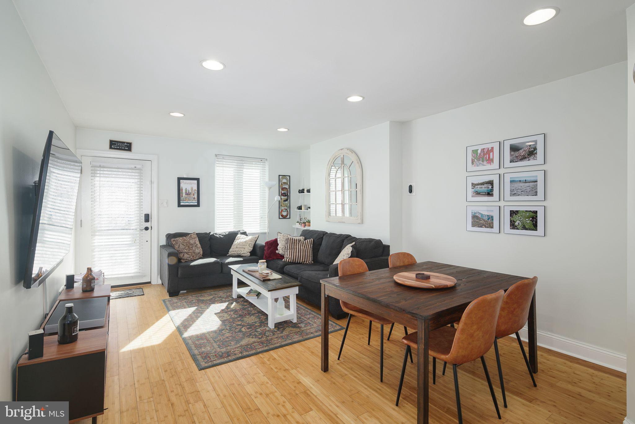 Welcome to this Charming 3 BD / 1.5 BA Home in Fishtown! This well-maintained property seamlessly blends modern comfort and classic Philadelphia charm. The open-concept main floor boasts a living room, dining area, and kitchen, along with a convenient half-bath. Upstairs, you'll find three spacious bedrooms and a full bathroom. The fully finished basement offers versatility as a home gym or entertainment space, complete with a laundry area. The cozy fenced backyard is perfect for outdoor enjoyment. This gem is located in the heart of Fishtown, known for its trendy cafes, restaurants, and vibrant community. Don't miss your chance to make it yours! *Option is available to rent at $2,200/month fully furnished. Please inquire for details.*